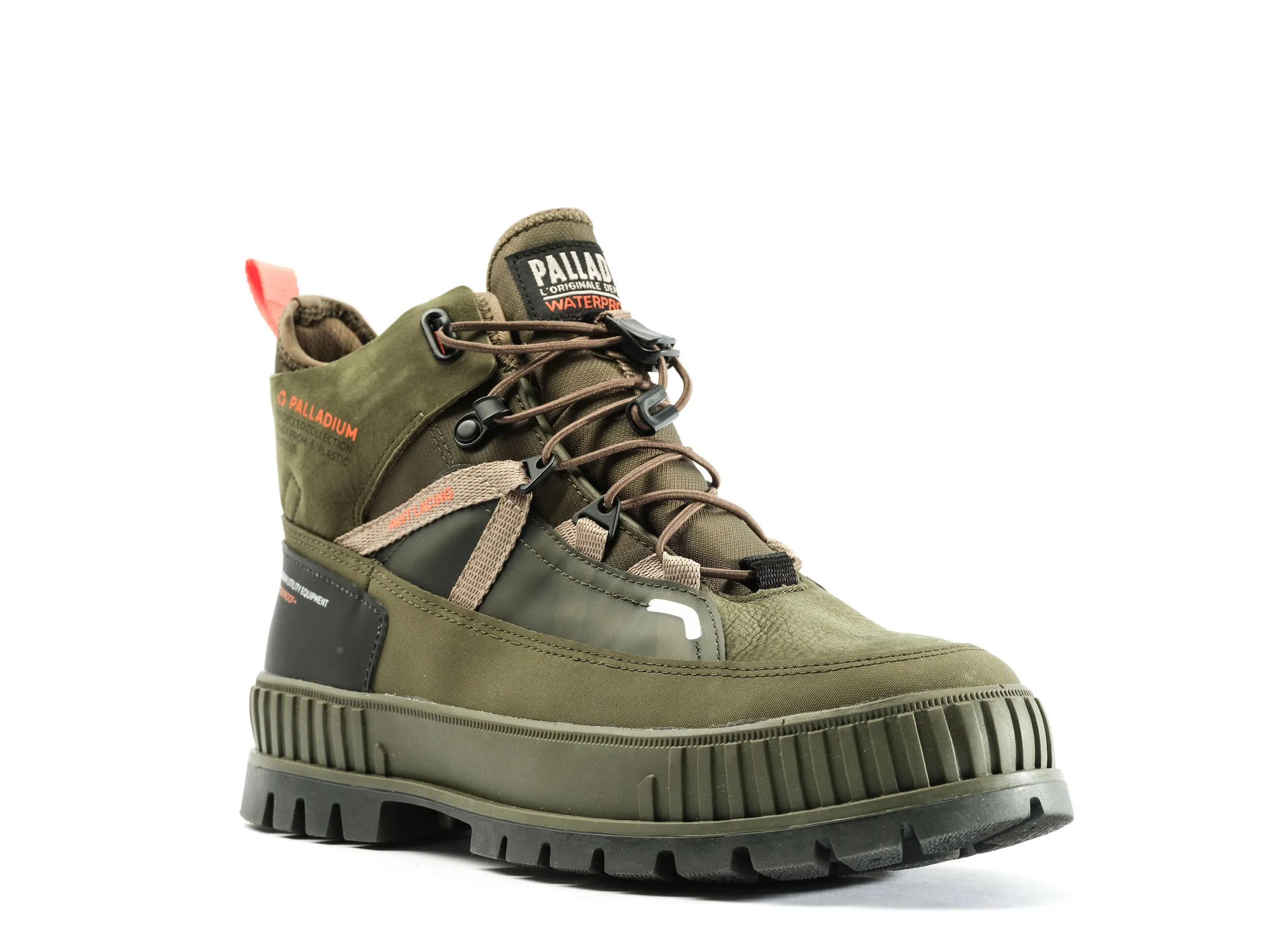77989-325-M | PALLASHOCK TRAVEL WP+ | OLIVE NIGHT sold by Palladium Boots product image thumbnail 2