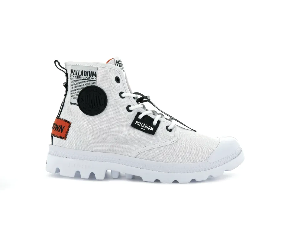 76639-100-M | PAMPA LITE OVERLAB | WHITE sold by Palladium Boots