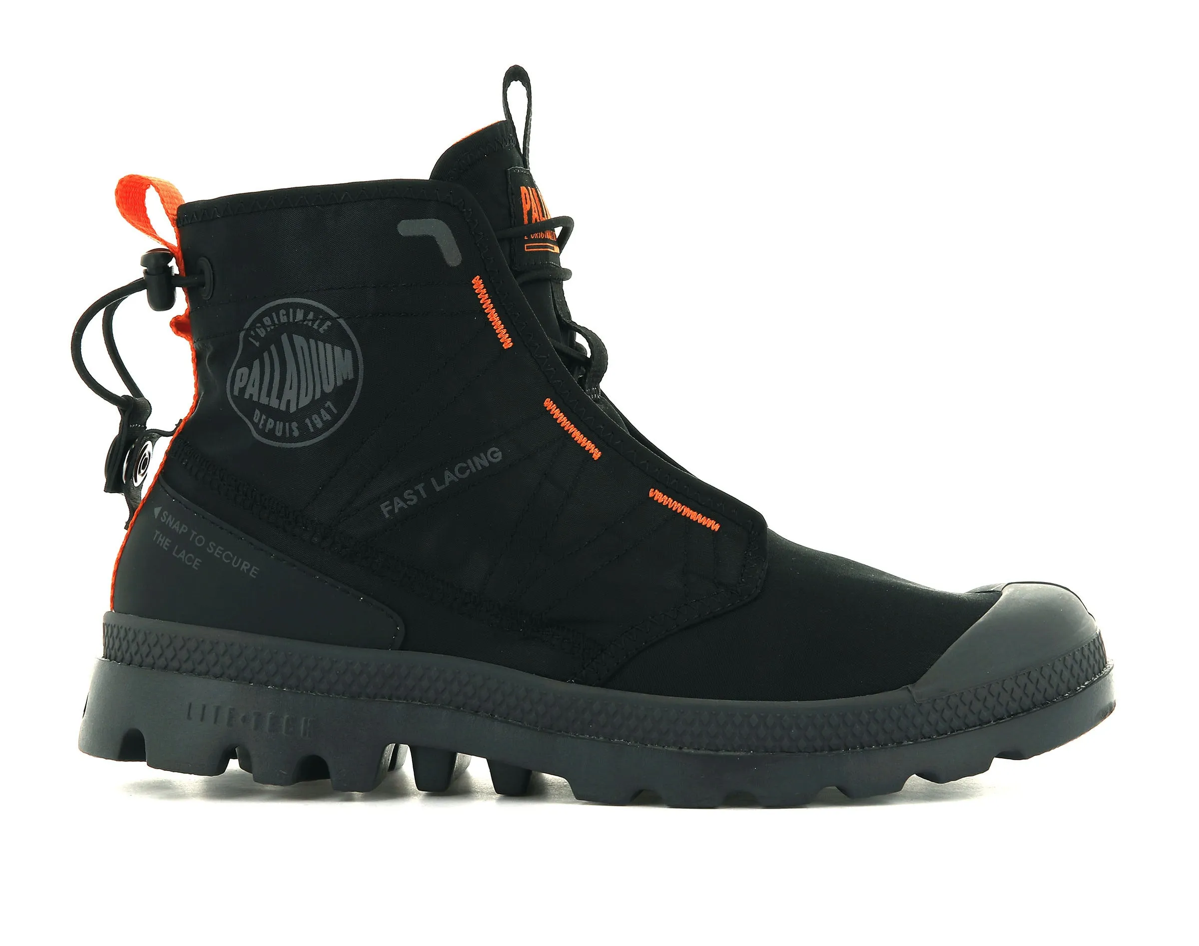 77039-008-M | PAMPA TRAVEL LITE | BLACK/BLACK sold by Palladium Boots