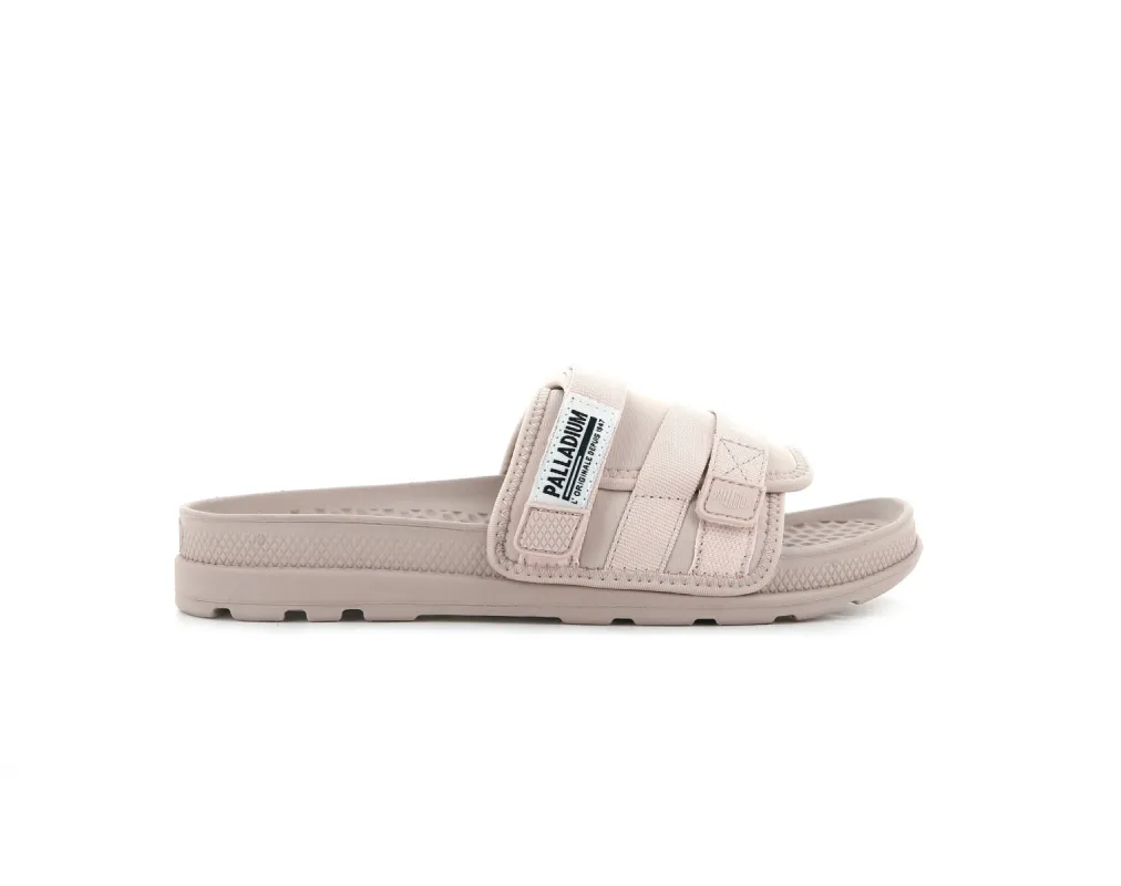 76696-613-M | SOLEA SLIDE | ROSE SMOKE sold by Palladium Boots