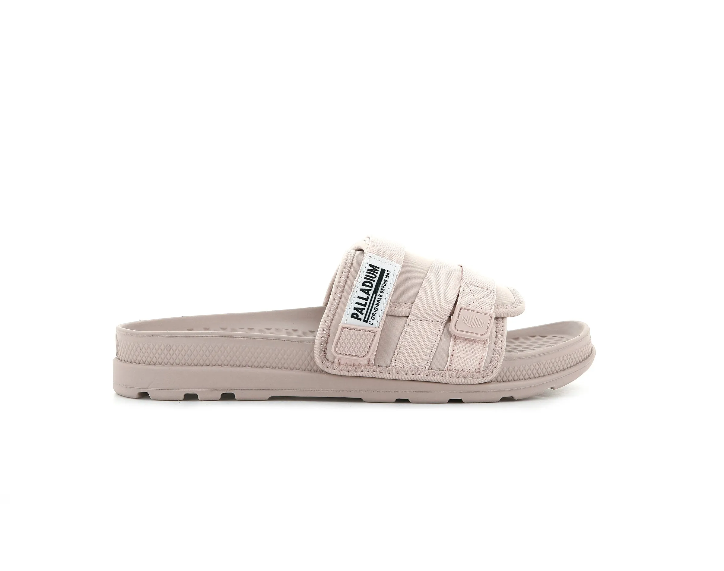 76696-613-M | SOLEA SLIDE | ROSE SMOKE sold by Palladium Boots