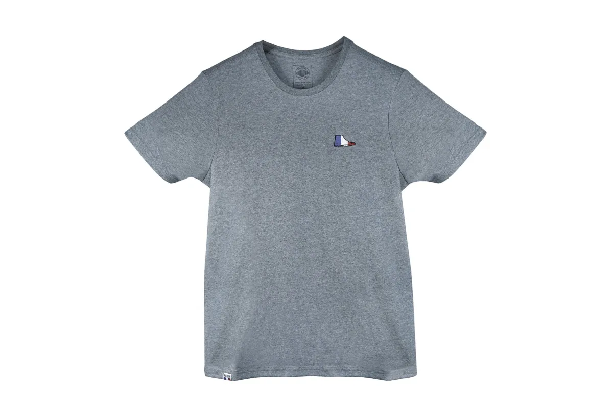 174190-004 | FRENCH PAMPA T-SHIRT | DARK GREY sold by Palladium Boots
