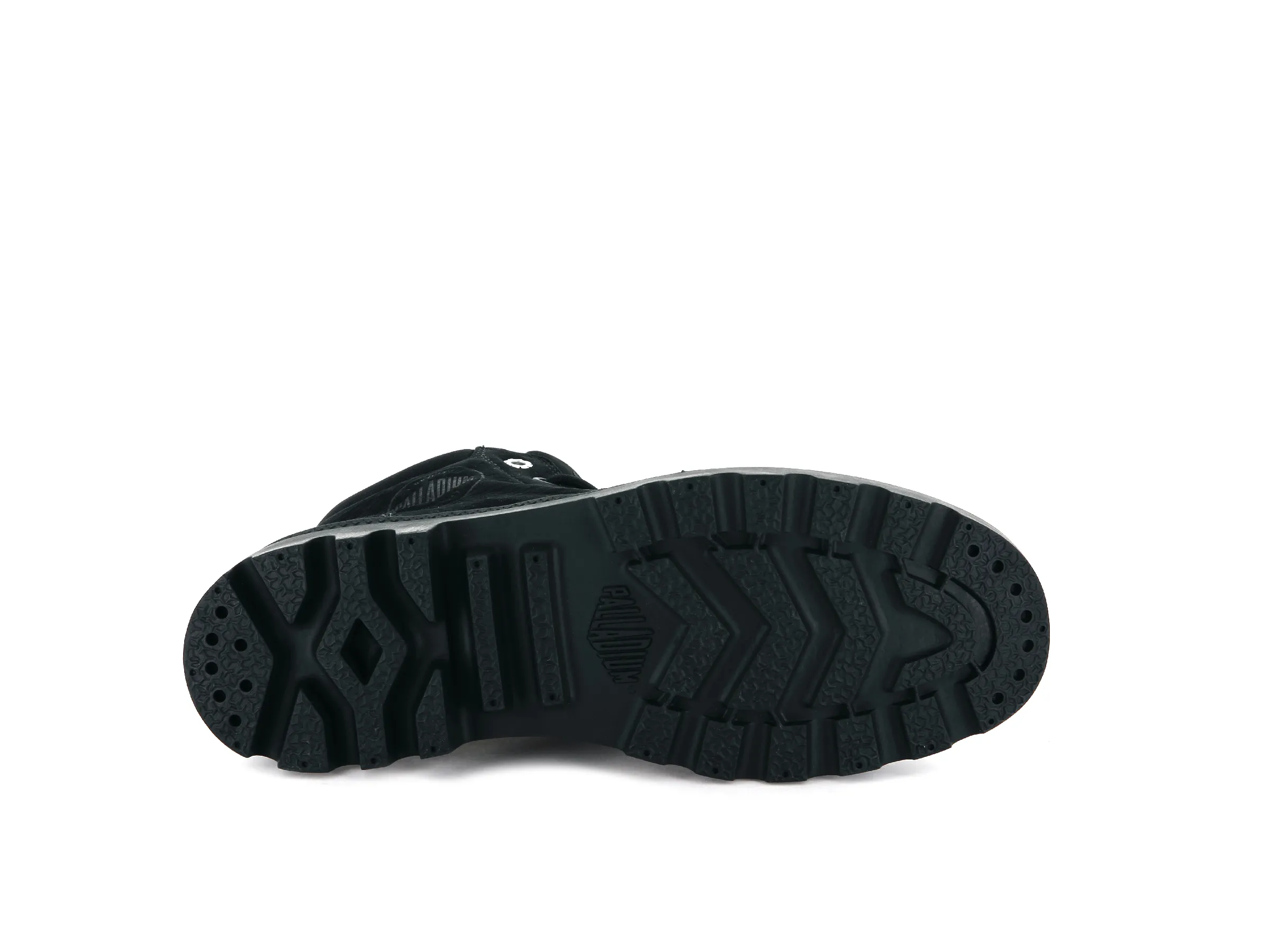 95561-035-M | WOMENS PAMPA LO CUFF LEATHER | BLACK/GREEN SHEEN sold by Palladium Boots product image thumbnail 5