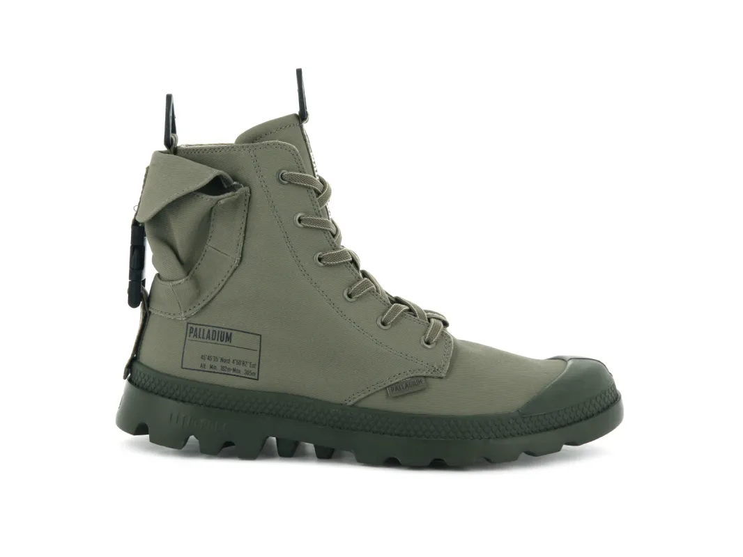 76498-308-M | PAMPA LITE PACKIN | DUSKY GREEN sold by Palladium Boots
