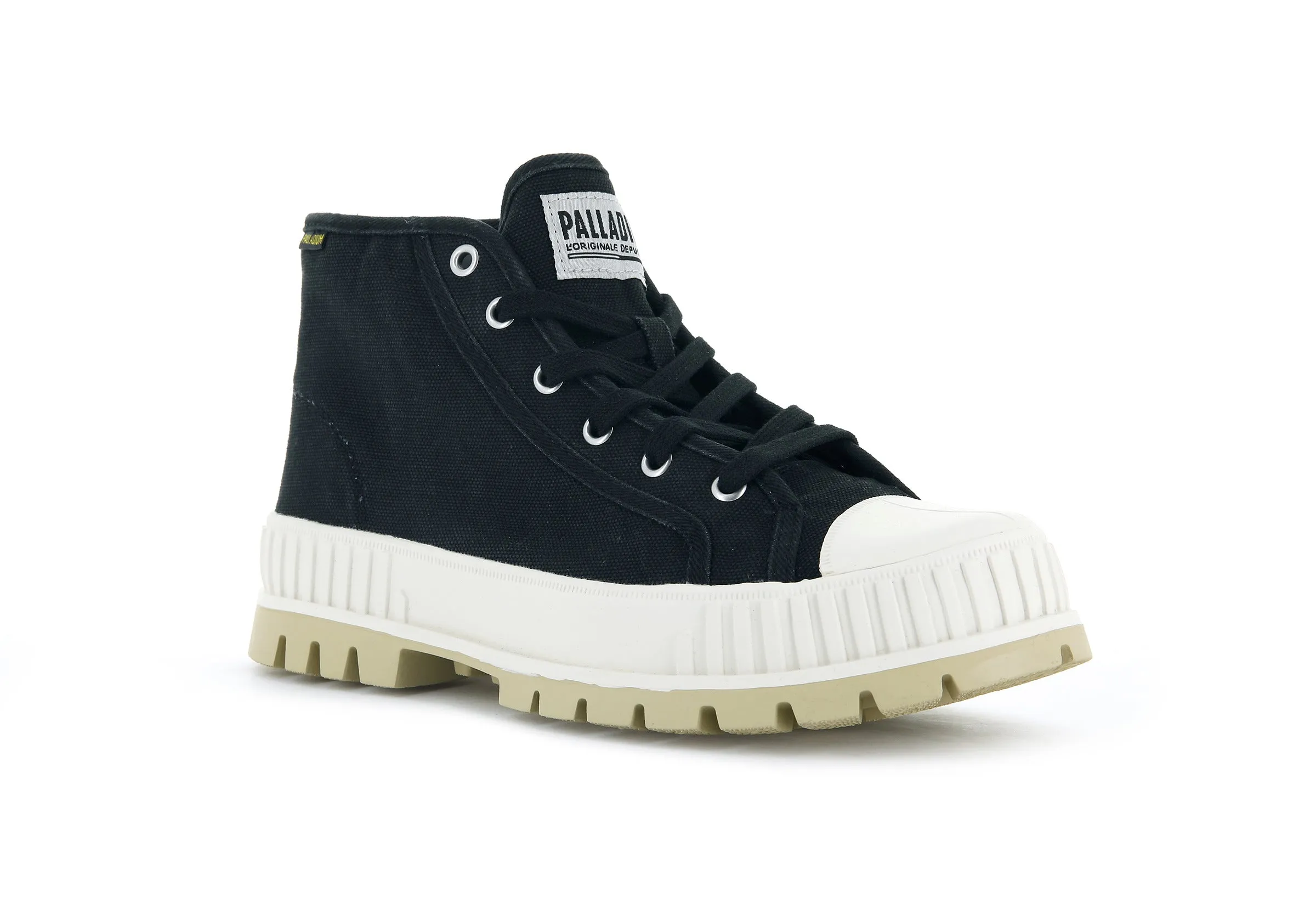 76681-002-M | PALLASHOCK MID OG | BLACK/WHITE sold by Palladium Boots product image thumbnail 2