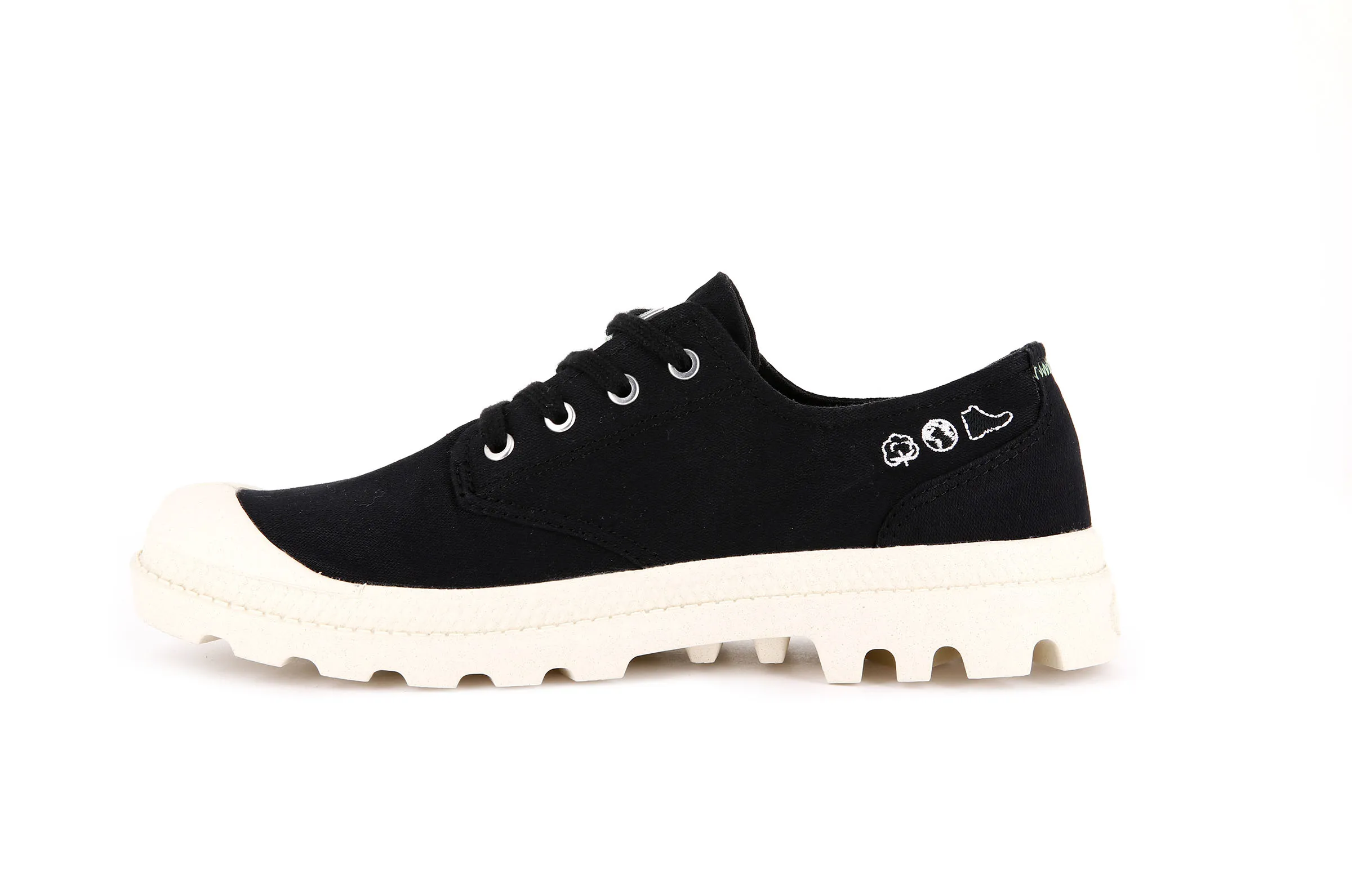 77075-008-M | PAMPA OXFORD ORGANIC II | BLACK sold by Palladium Boots product image thumbnail 4