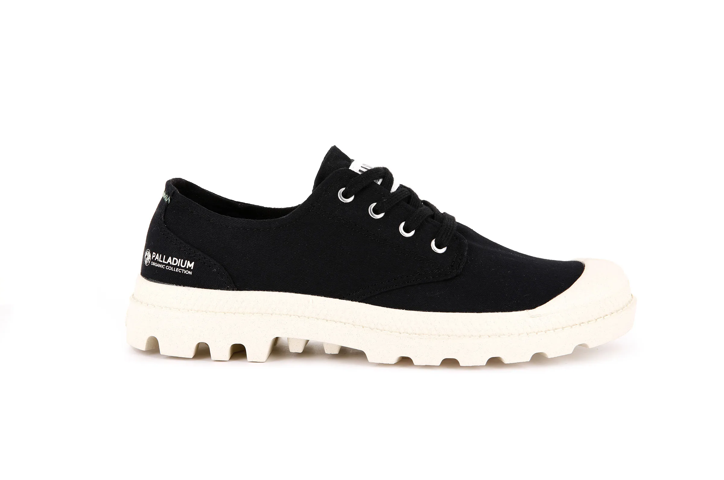 77075-008-M | PAMPA OXFORD ORGANIC II | BLACK sold by Palladium Boots