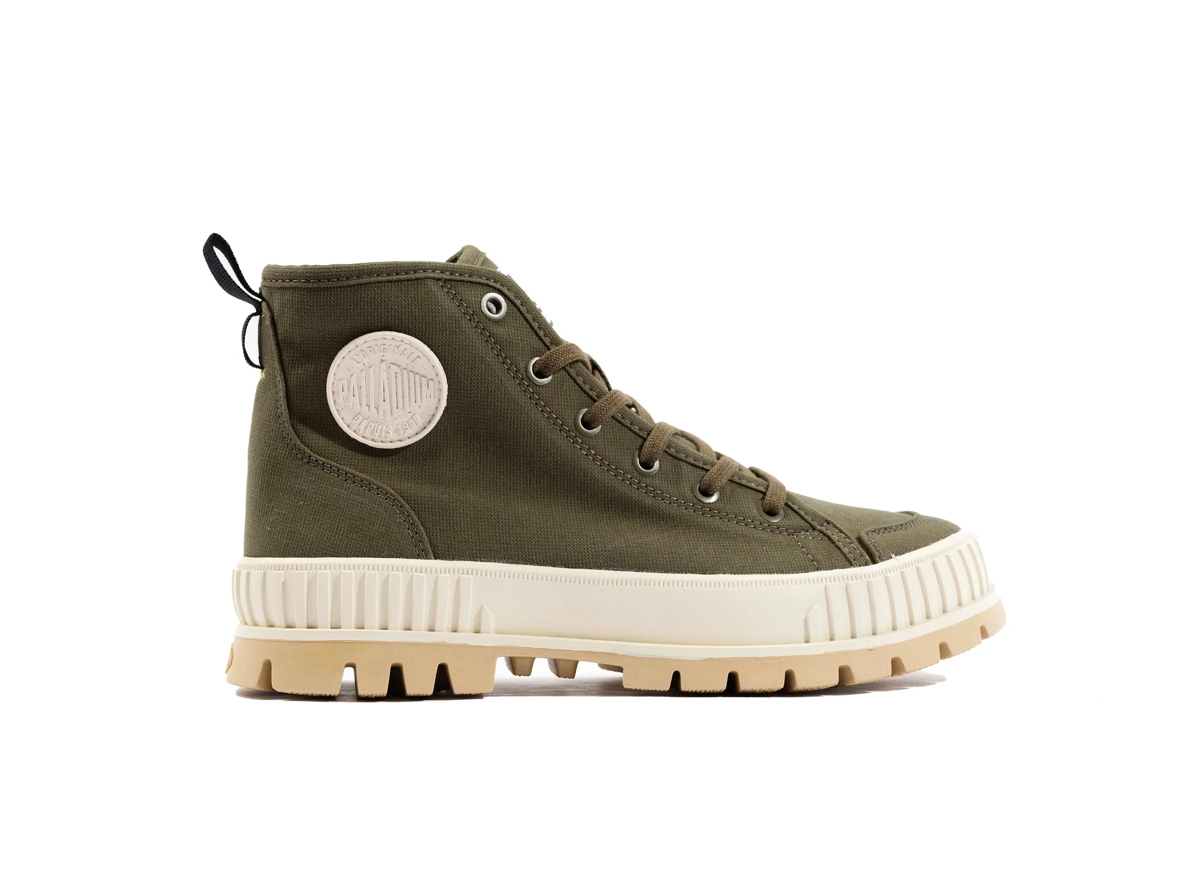78568-325-M | PALLASHOCK ORGANIC 2 | OLIVE NIGHT sold by Palladium Boots