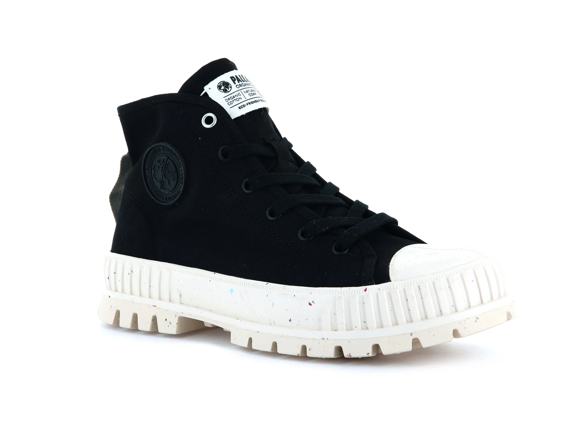 77353-008-M | PALLASHOCK MID ORGANIC | BLACK sold by Palladium Boots product image thumbnail 2