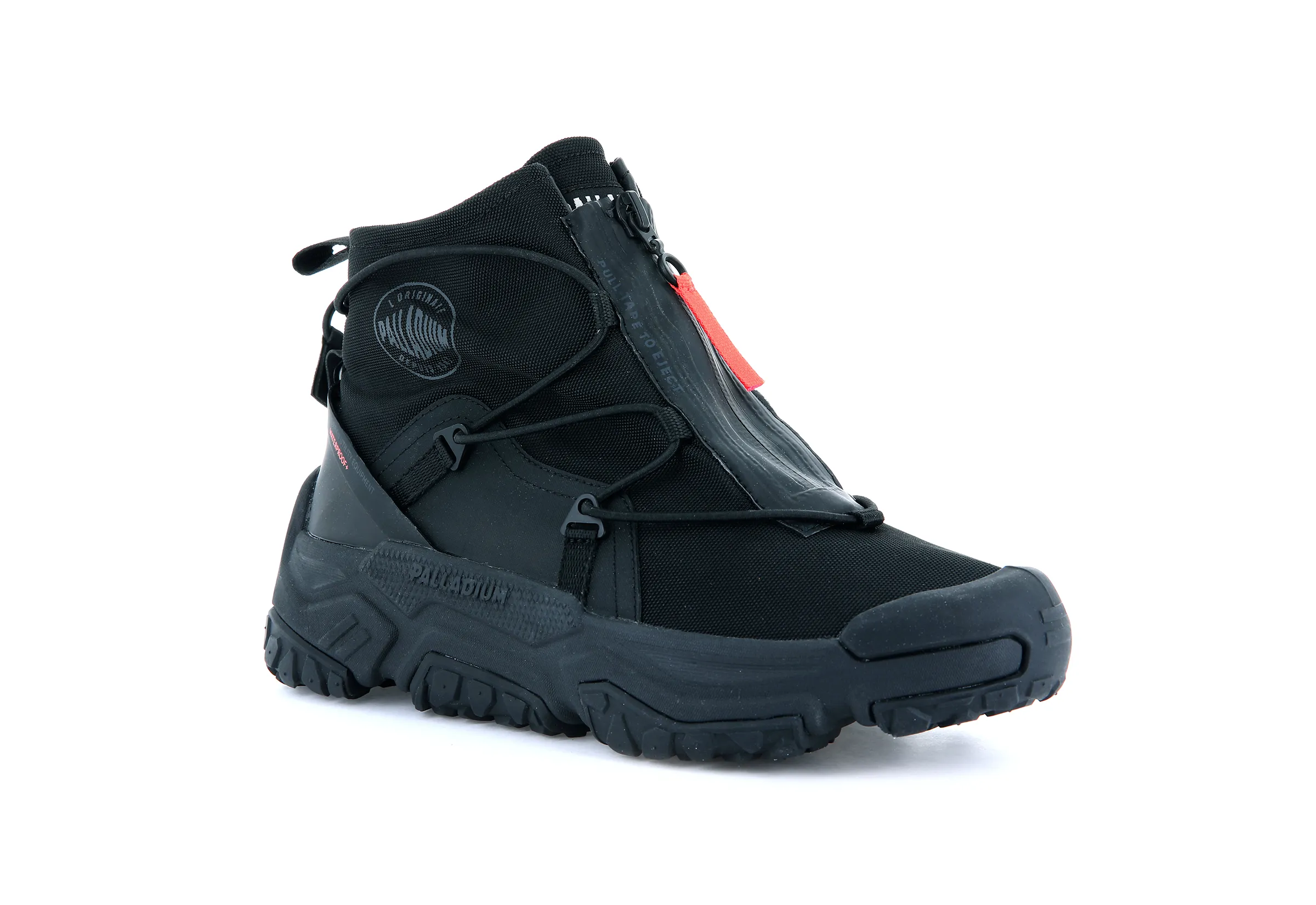 77169-010-M | OFF-GRID HI ZIP WATERPROOF + | BLACK/BLACK sold by Palladium Boots product image thumbnail 2