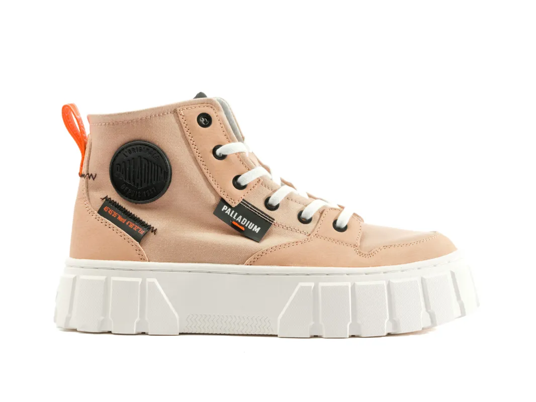 98573-662-M | PALLATOWER HI | NUDE DUST sold by Palladium Boots