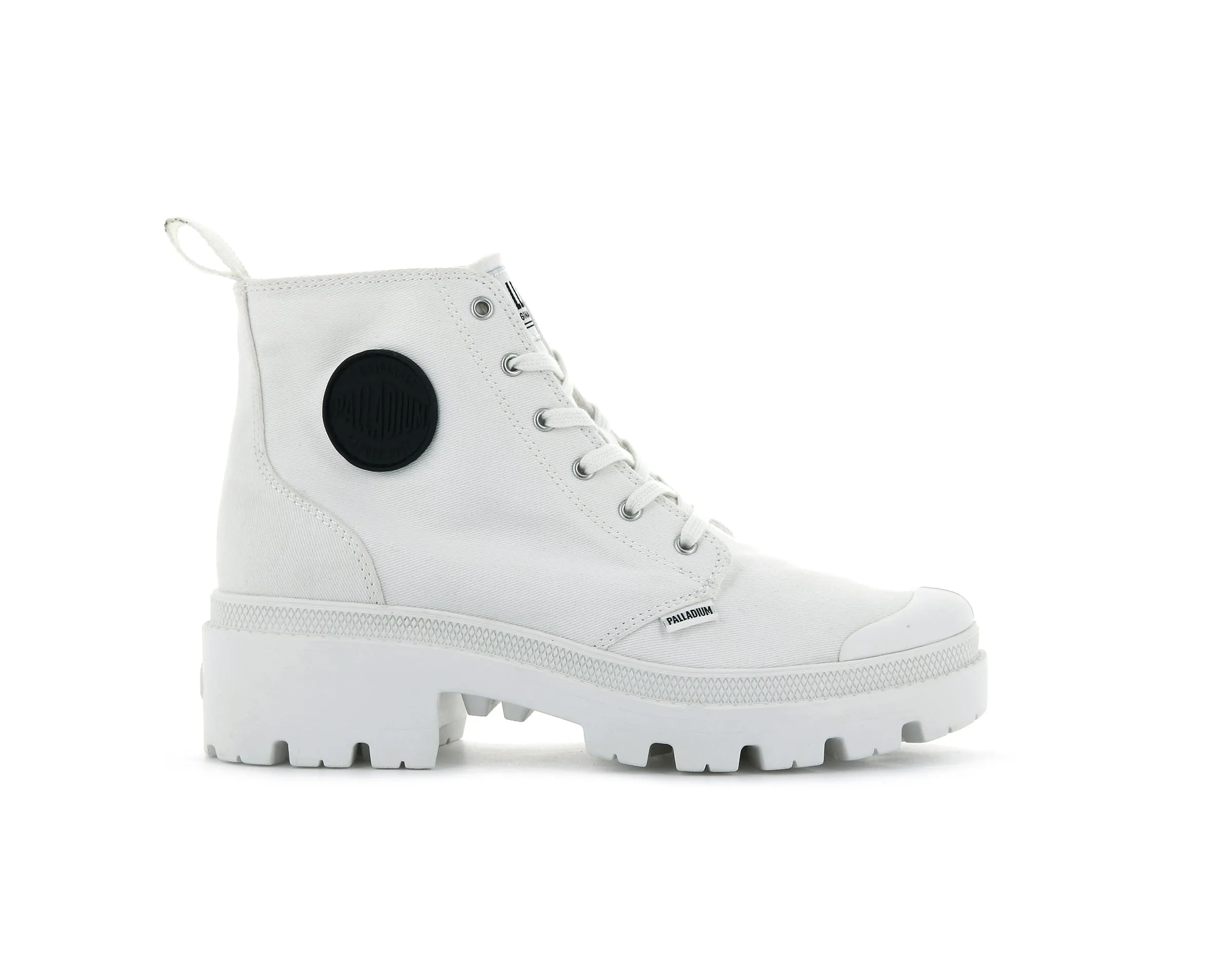 96907-116-M | PALLABASE TWILL | STAR WHITE sold by Palladium Boots
