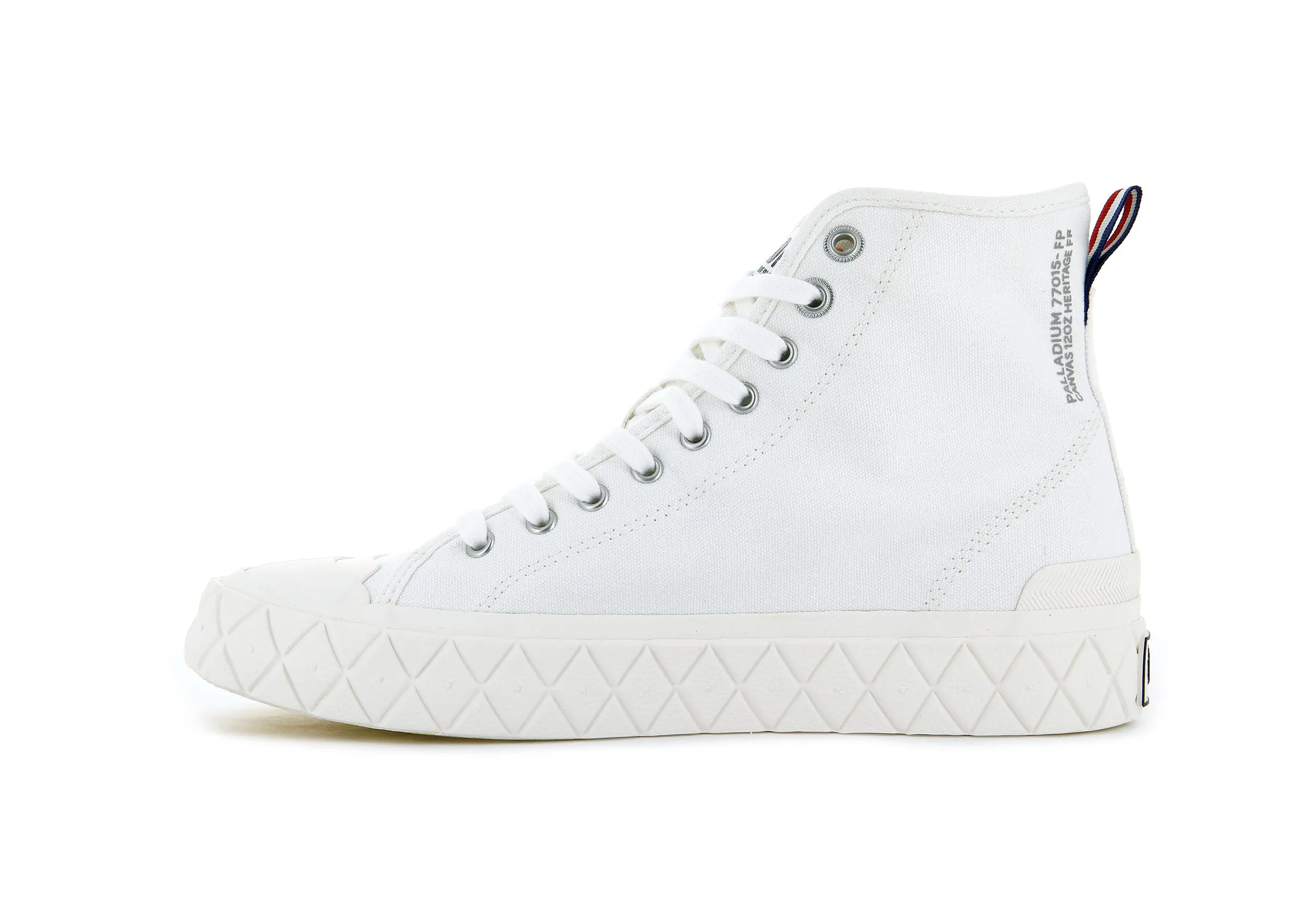 77015-116-M | PALLA ACE CANVAS MID | STAR WHITE sold by Palladium Boots product image thumbnail 4