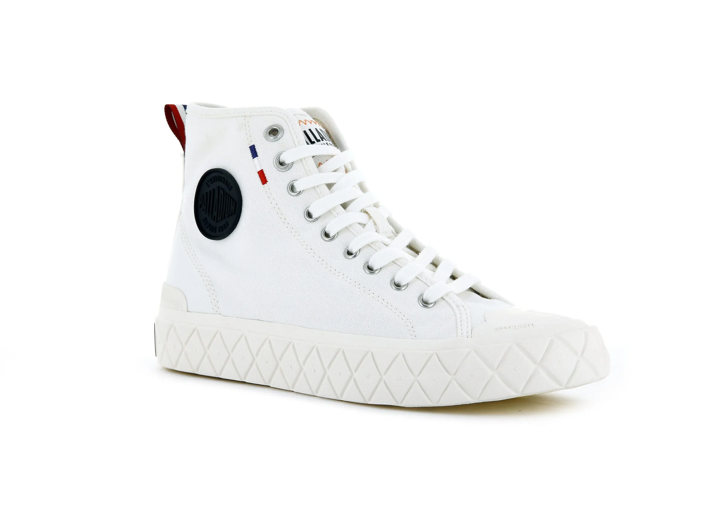 77015-116-M | PALLA ACE CANVAS MID | STAR WHITE sold by Palladium Boots product image thumbnail 2