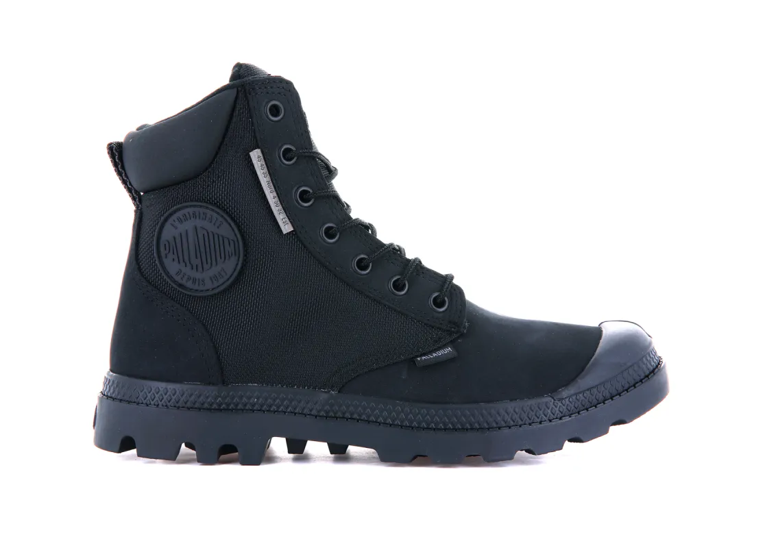 77235-010-M | PAMPA SC WPN U-S | BLACK/BLACK sold by Palladium Boots