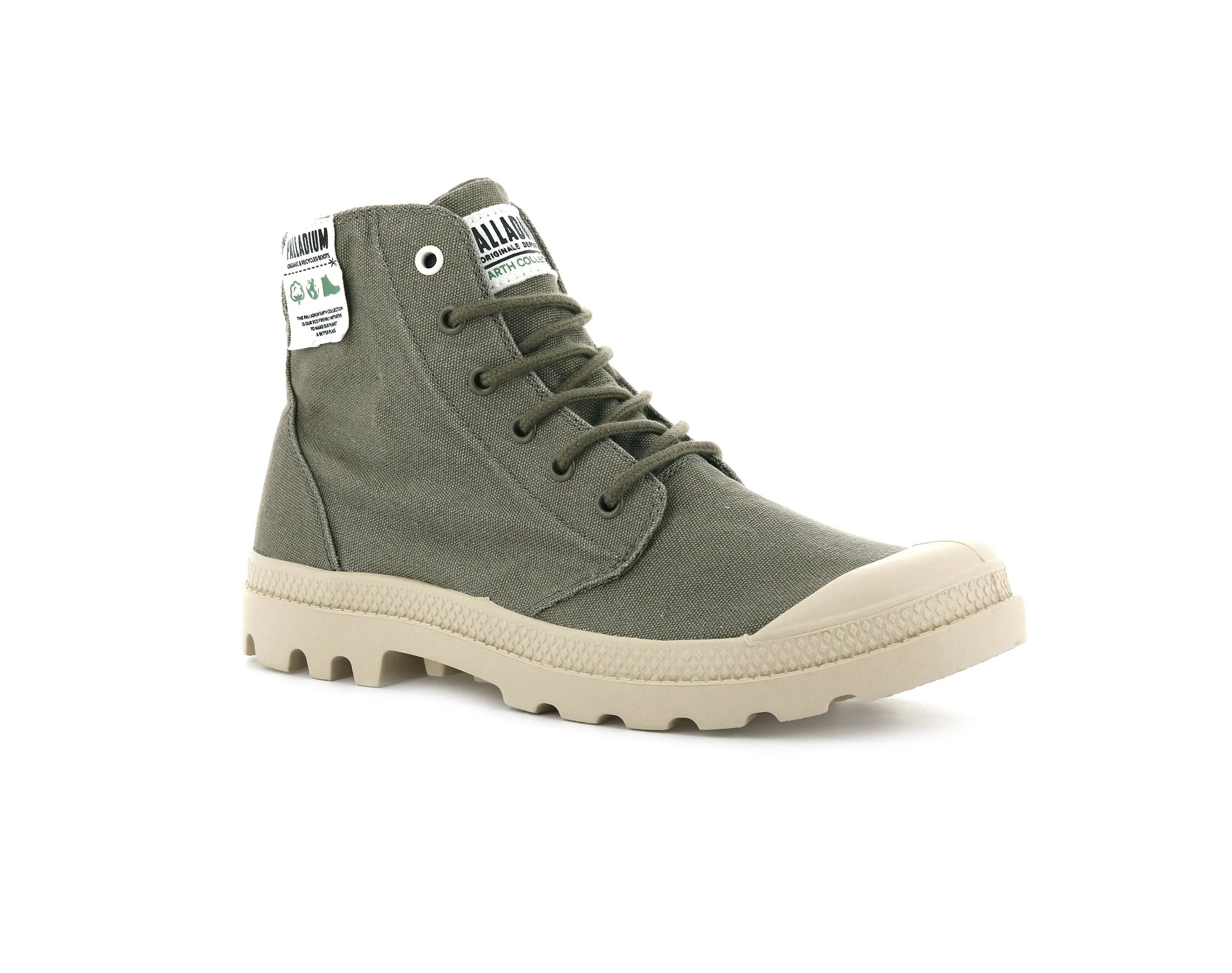 76199-377-M | PAMPA HI ORGANIC | DUSKY GREEN sold by Palladium Boots product image thumbnail 2