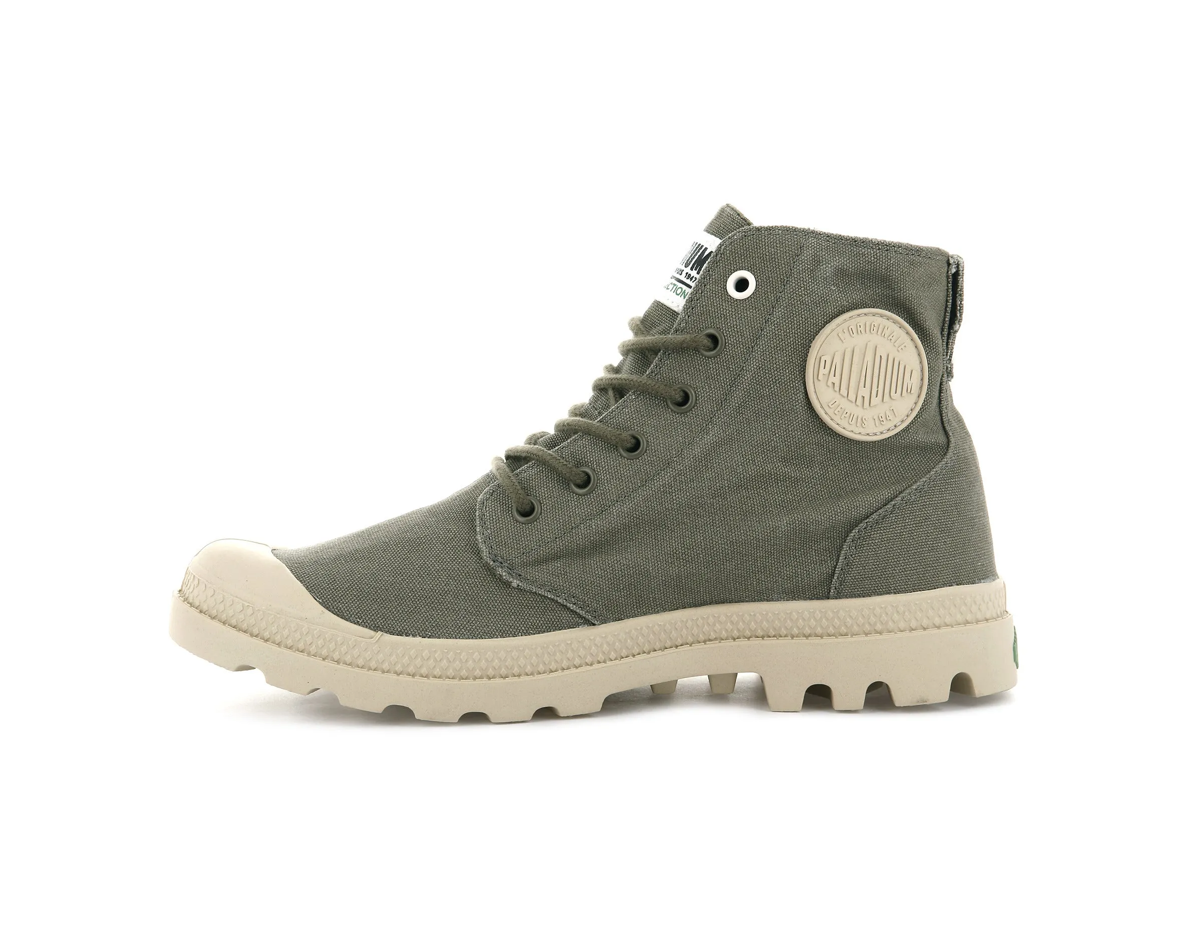 76199-377-M | PAMPA HI ORGANIC | DUSKY GREEN sold by Palladium Boots product image thumbnail 4