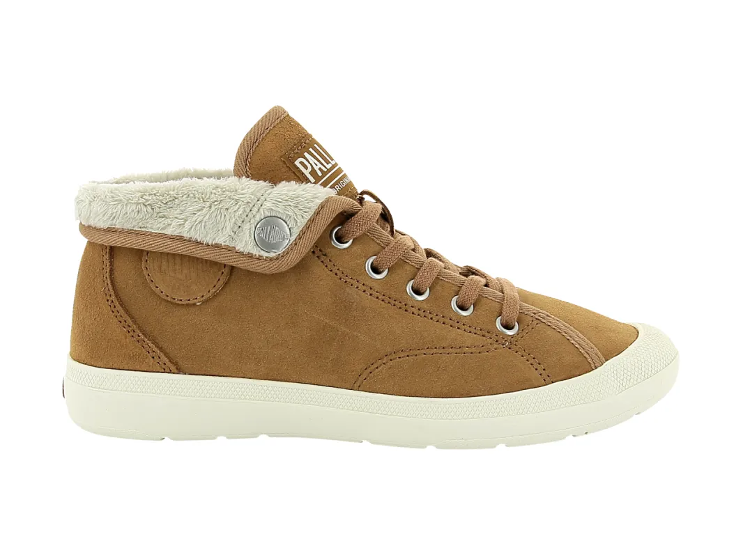 95490-231-M | WOMENS AVENTURE WARM SUE | BROWN SUGAR/BEIGE sold by Palladium Boots