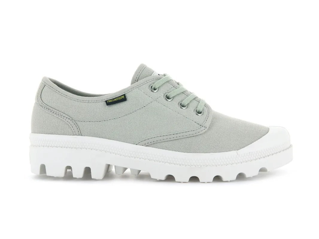 90068-243-M | WOMENS PALLABROUSSE OXFORD | STONE sold by Palladium Boots