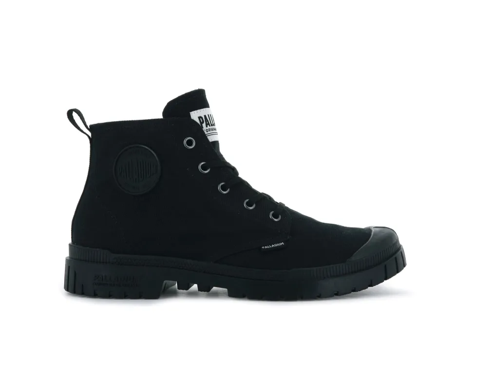 76838-008-M | PAMPA SP20 HI CANVAS | BLACK/BLACK sold by Palladium Boots