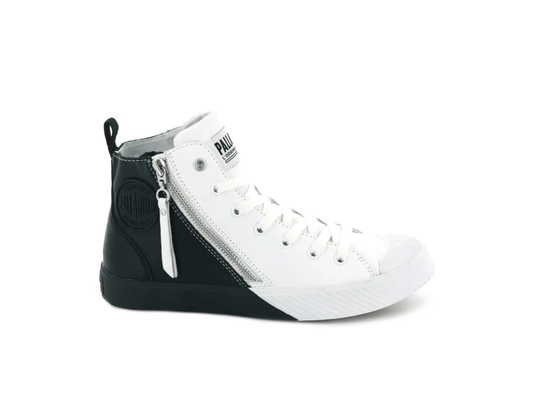75953-904-M | PALLAPHOENIX Z 2TONE | WHITE/BLACK sold by Palladium Boots
