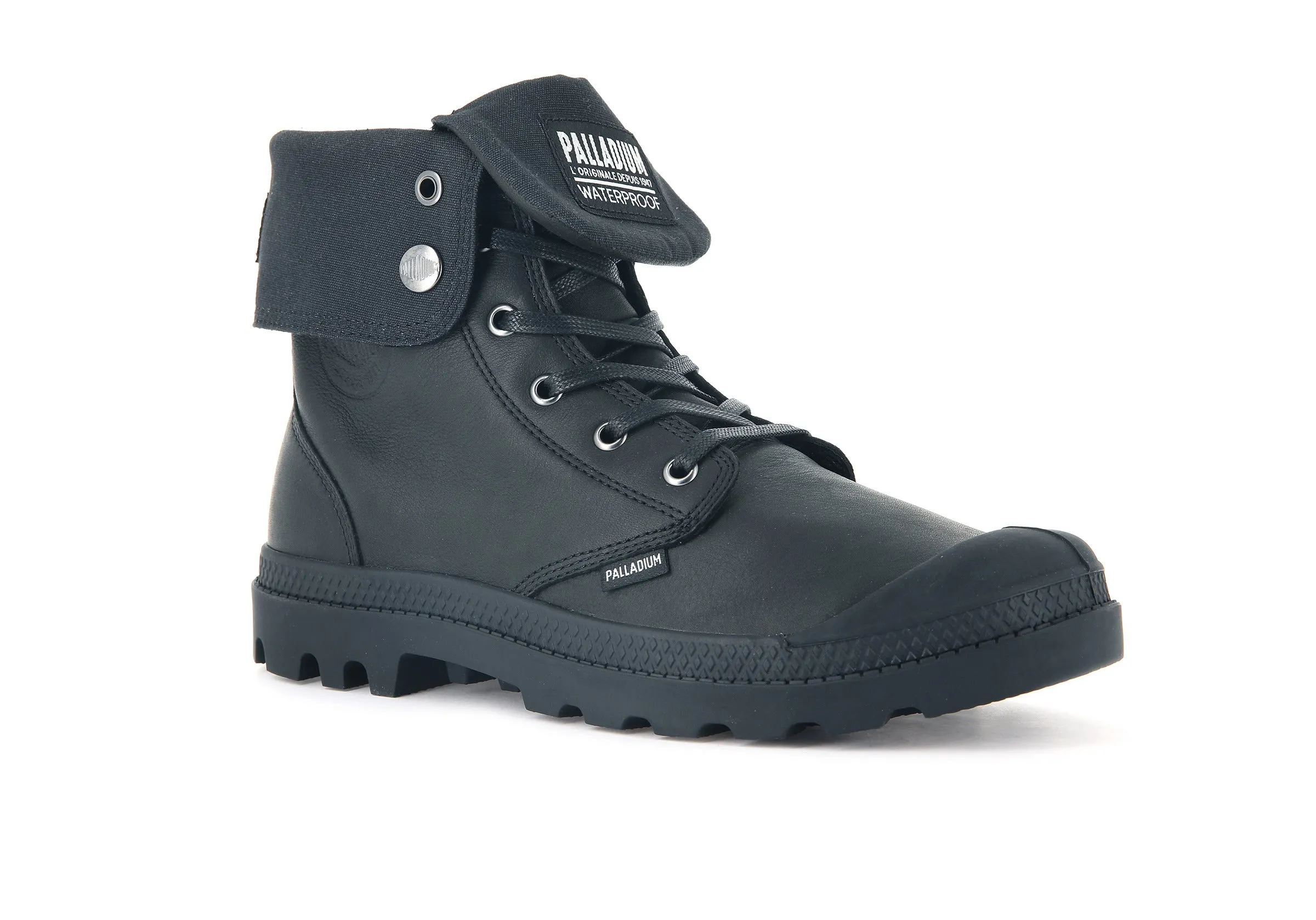77167-010-M | BAGGY LEATHER ESS WP | BLACK/BLACK sold by Palladium Boots product image thumbnail 2