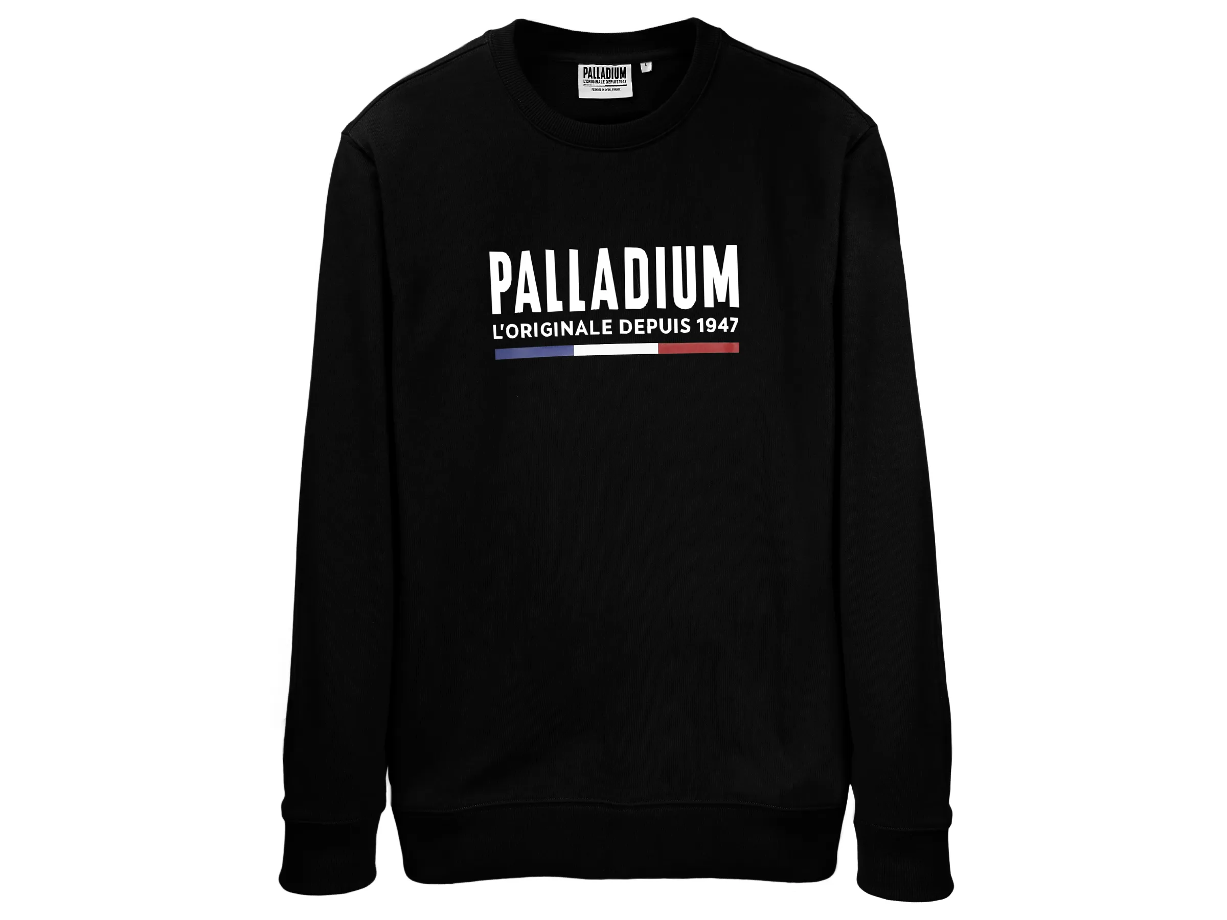 172784-008 | PALLADIUM CREW NECK2 | BLACK sold by Palladium Boots