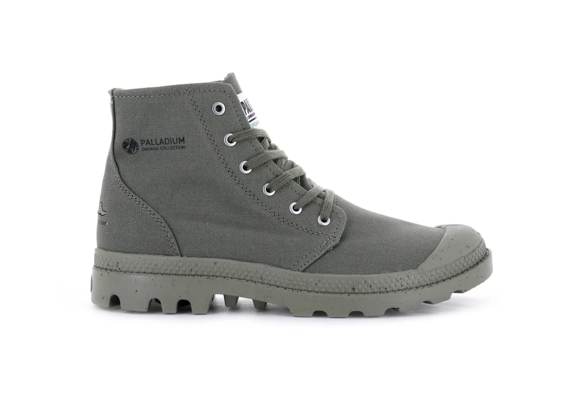 77100-308-M | PAMPA HI ORGANIC II | DUSTY GREEN sold by Palladium Boots