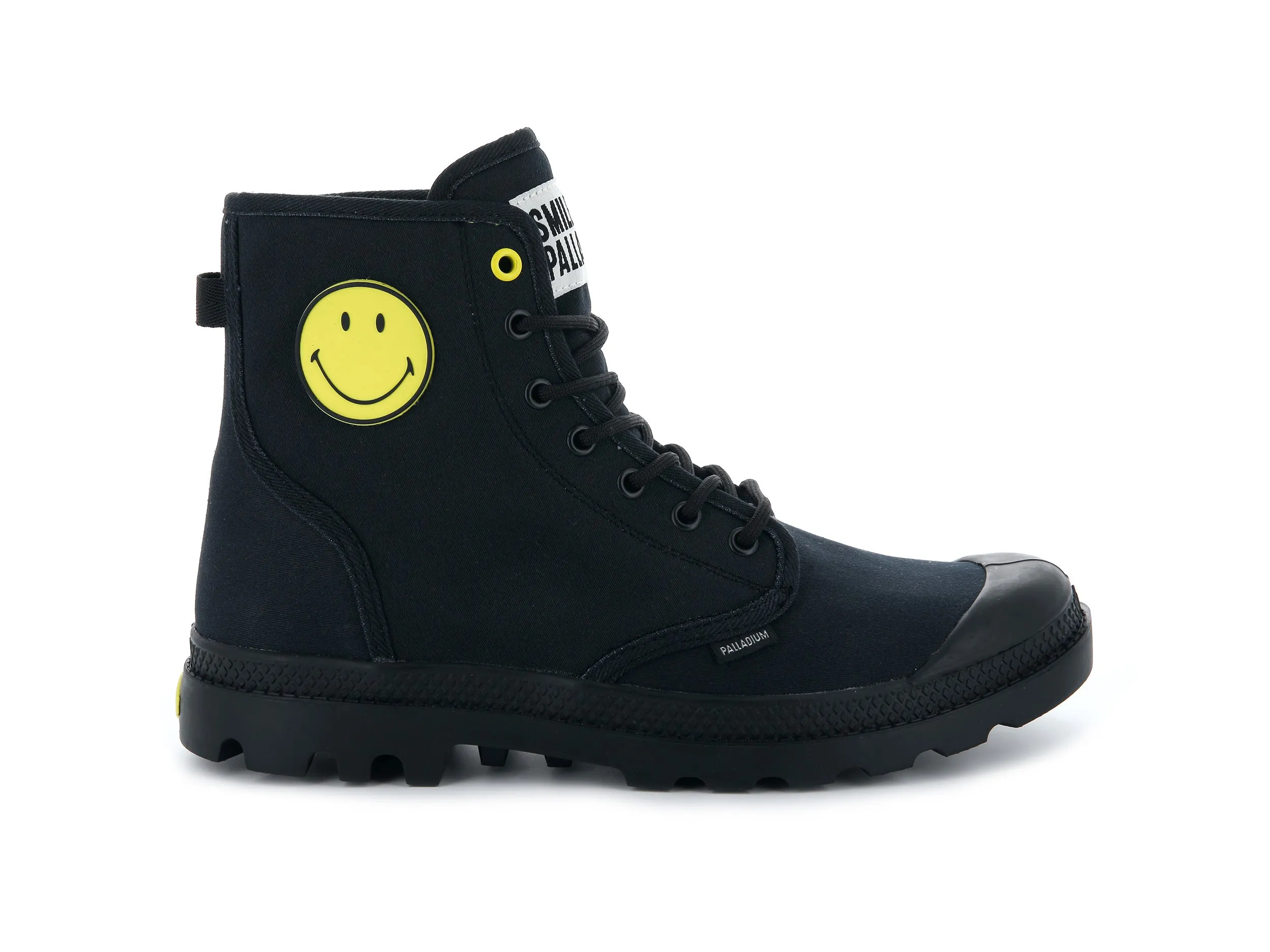 76074-009-M | PAMPA SMILEY FEST BAG | ANTHRACITE sold by Palladium Boots