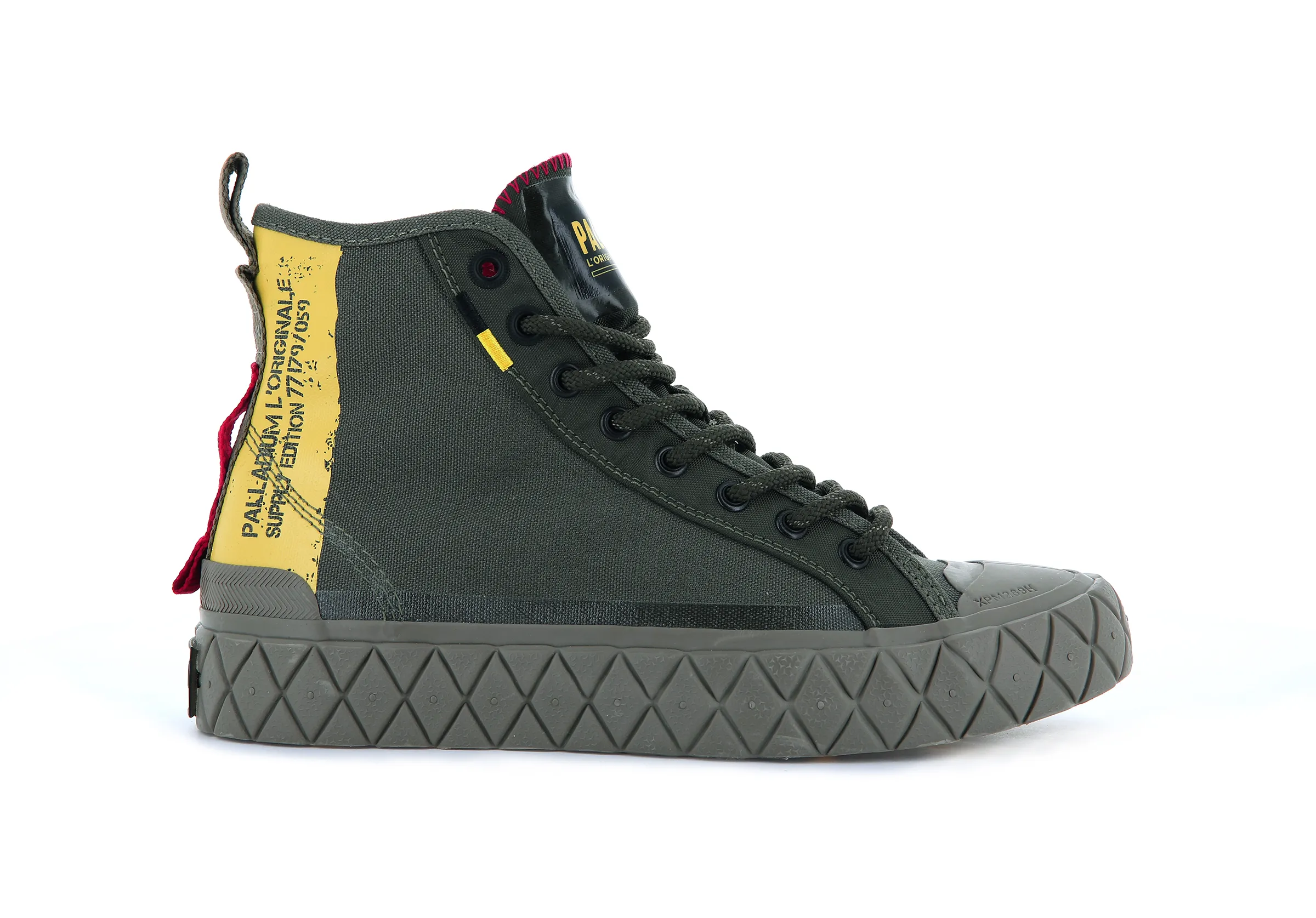 77179-309-M | PALLA ACE SUPPLY MID | OLIVE NIGHT sold by Palladium Boots