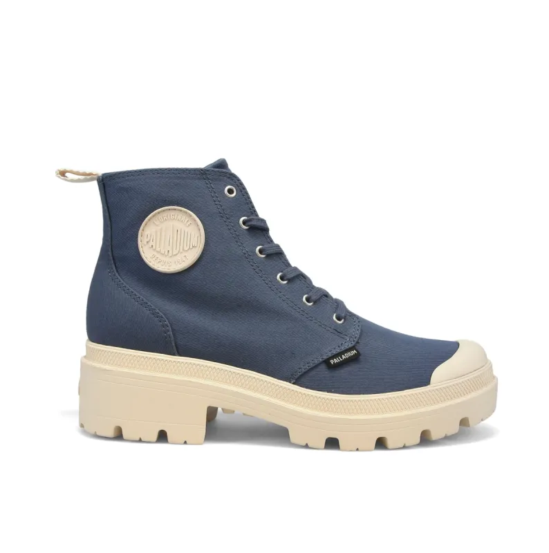 96907-432-M | PALLABASE TWILL | VINTAGE INDIGO sold by Palladium Boots