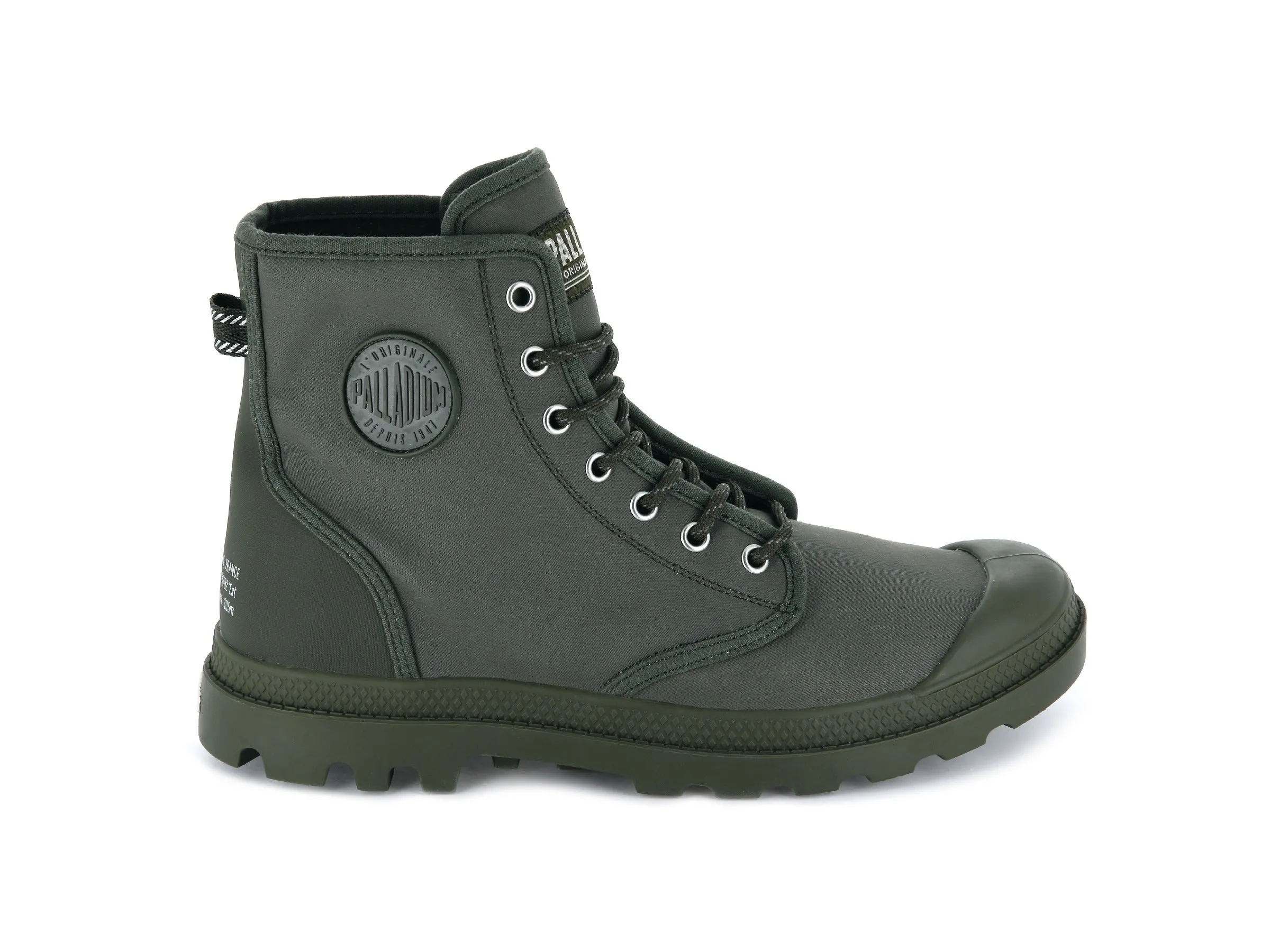 76009-339-M | PAMPA SOLID RANGER BR | OLIVE NIGHT/MNBM sold by Palladium Boots