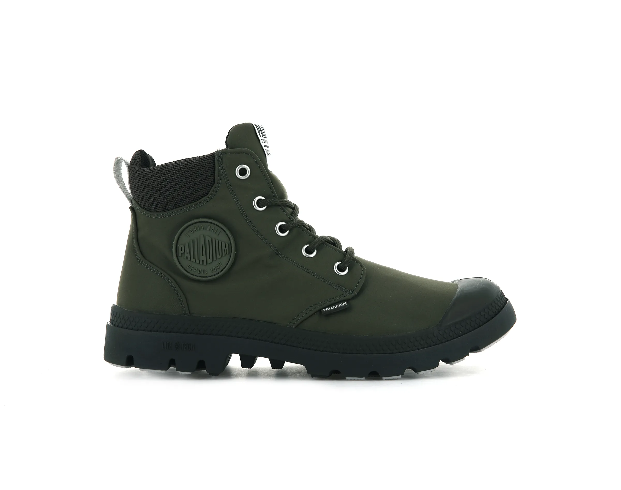 76259-309-M | PAMPA LITE + CUFF WP | OLIVE NIGHT sold by Palladium Boots