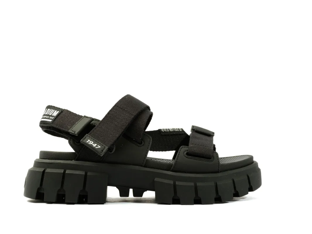98578-008-M | REVOLT SANDAL MONO | BLACK sold by Palladium Boots