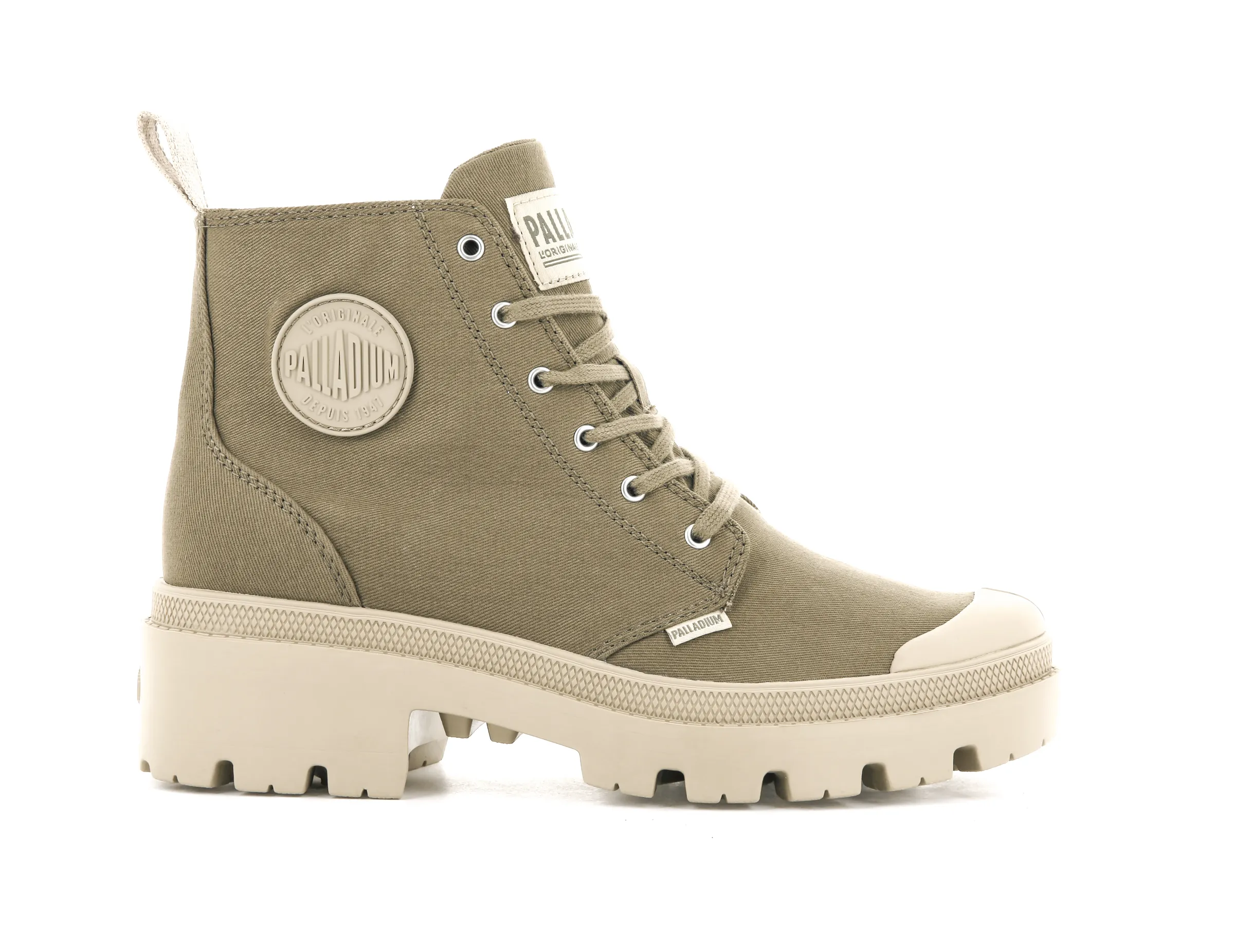 96907-204-M | PALLABASE TWILL | BUTTERNUT sold by Palladium Boots