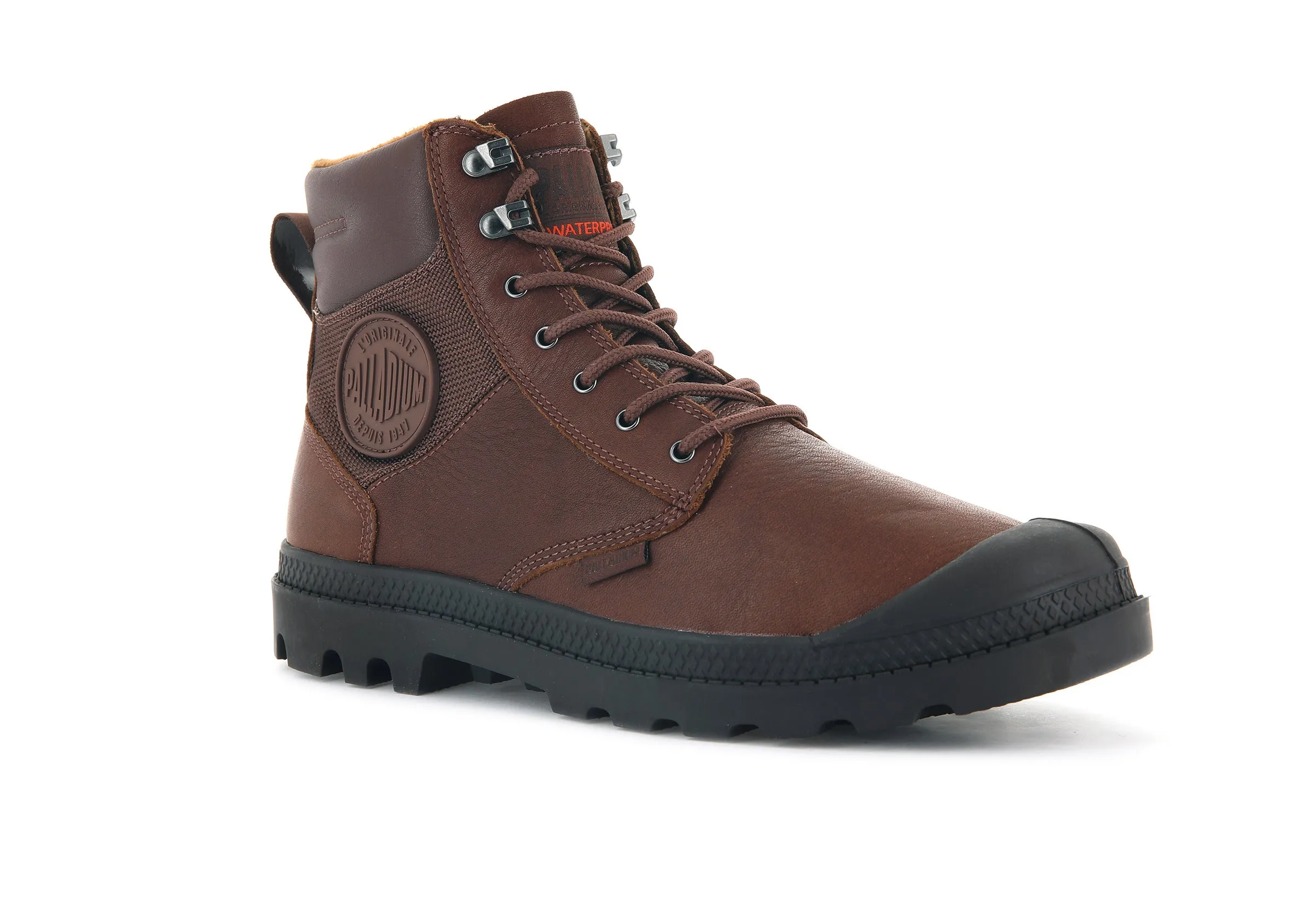 76844-257-M | PAMPA SHIELD WP+ LTH | MAHOGANY sold by Palladium Boots product image thumbnail 2