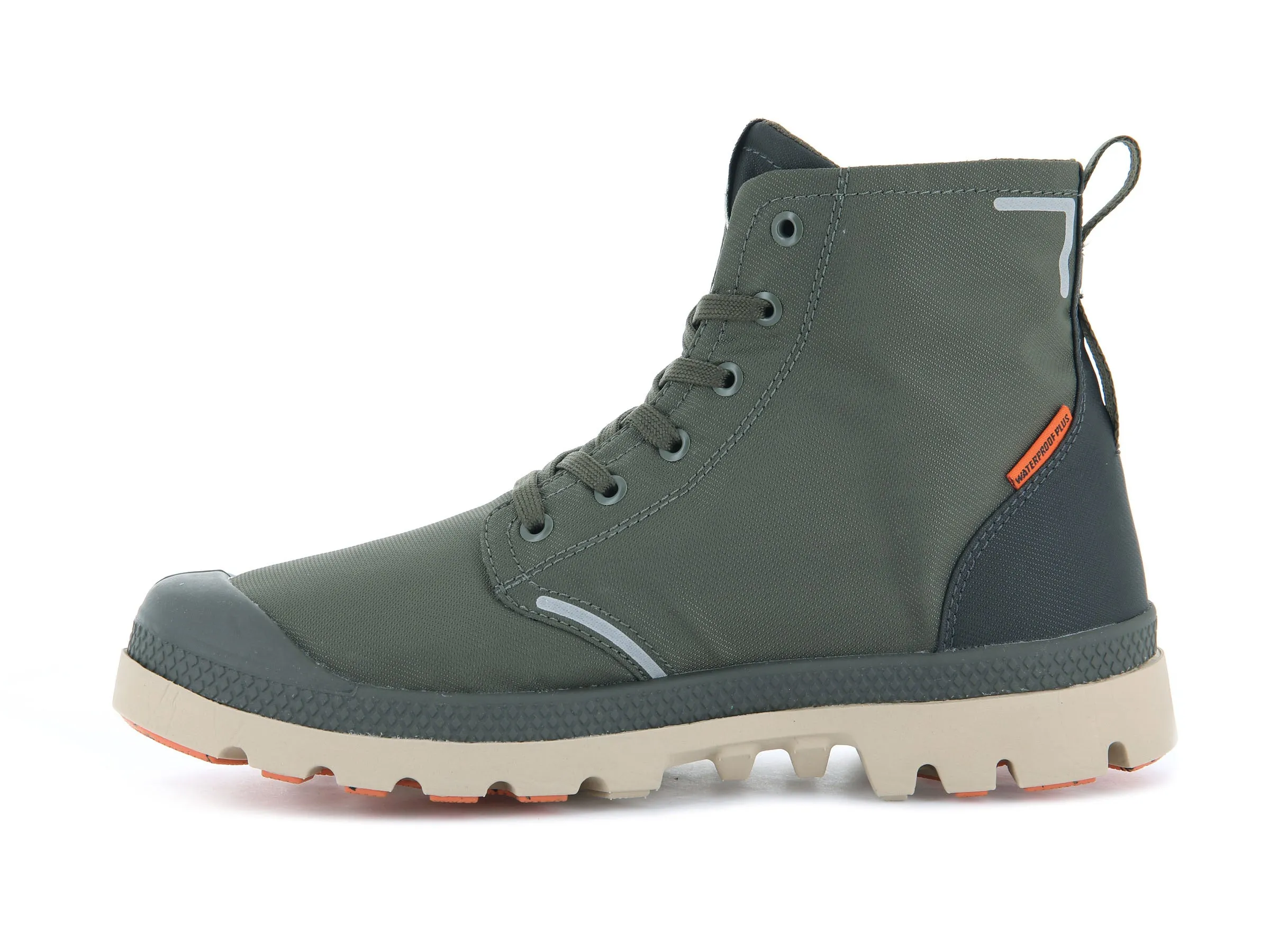 76656-313-M | PAMPA LITE+ RECYCLE WP+ | OLIVE NIGHT/BELUGA sold by Palladium Boots product image thumbnail 4