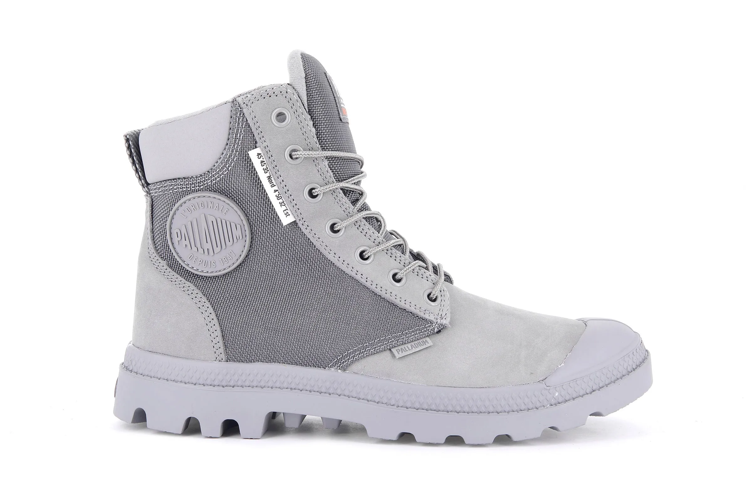 77235-071-M | PAMPA SC WPN U-S | GRAY FLANNEL sold by Palladium Boots