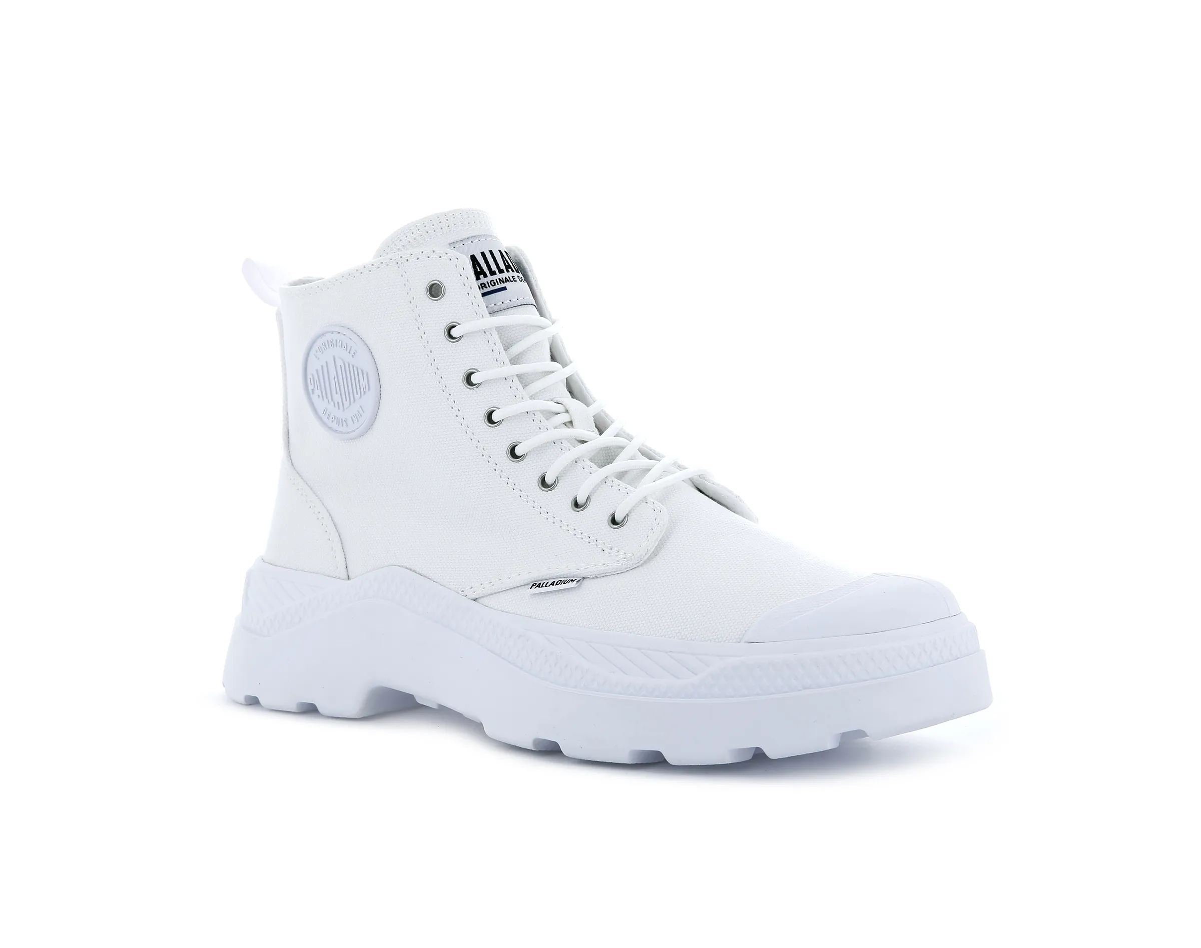 76691-100-M | PALLAKIX HI CANVAS | WHITE sold by Palladium Boots product image thumbnail 2