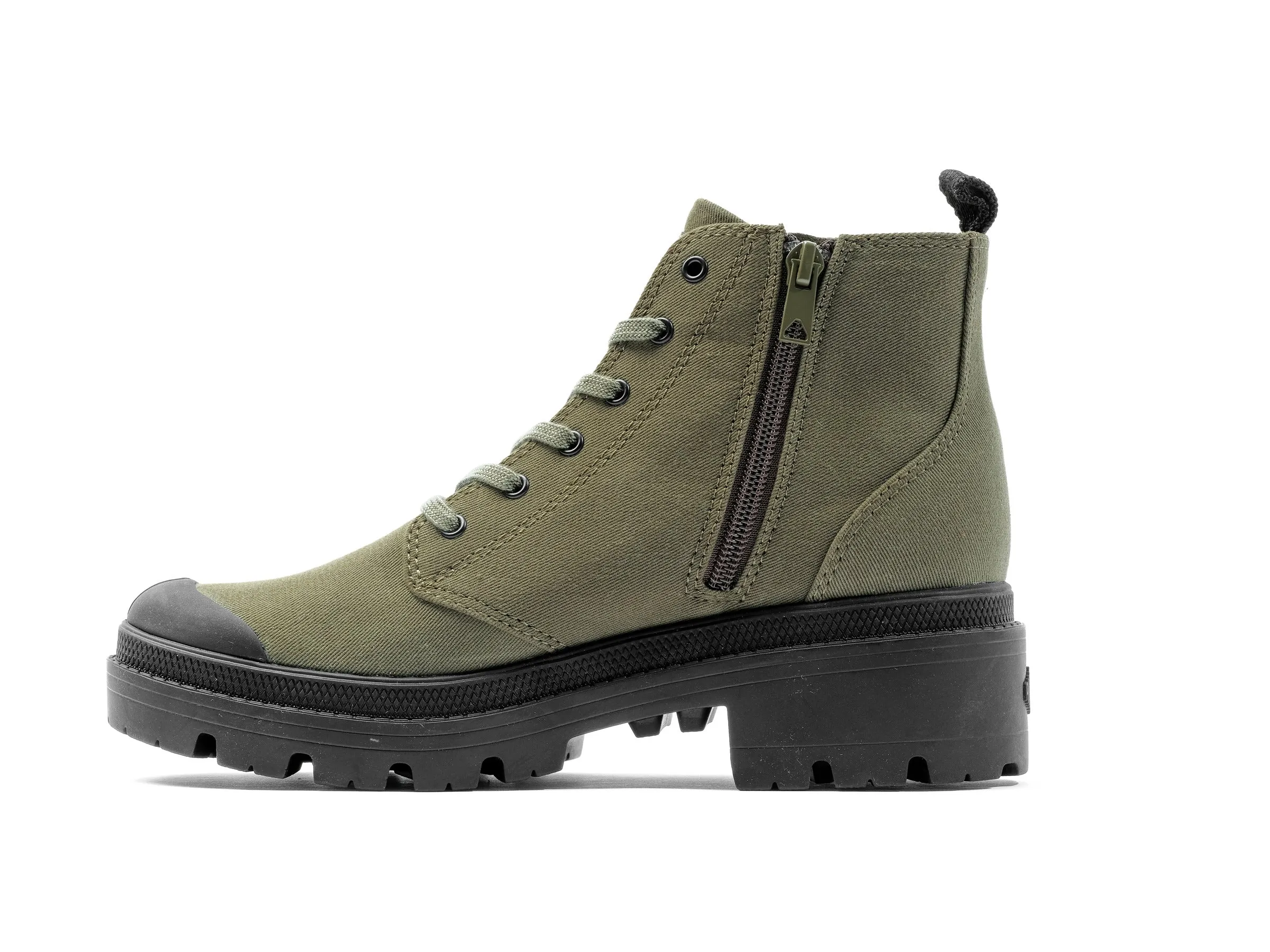 96907-325-M | PALLABASE TWILL | OLIVE NIGHT sold by Palladium Boots product image thumbnail 4