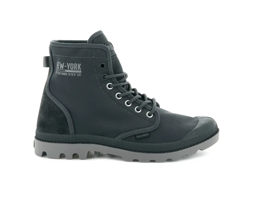 76013-075-M | PAMPA SOLID RANGER NYC | FORGED IRON/CLOUDBURST sold by Palladium Boots