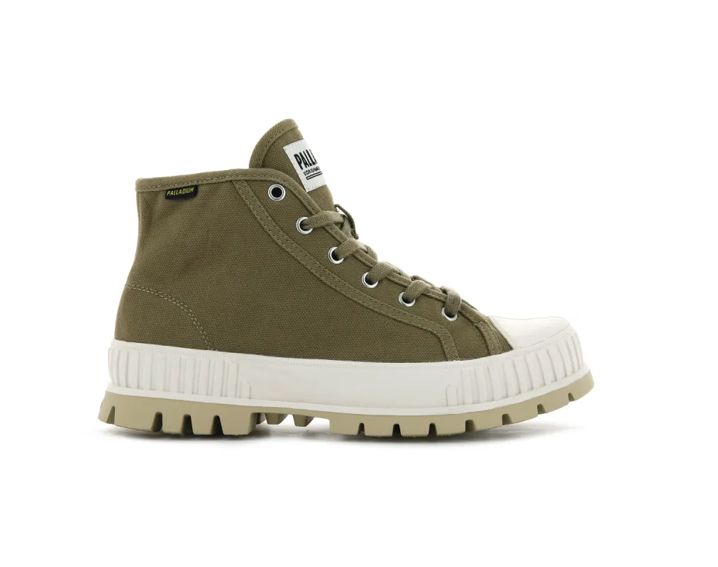 76681-307-M | PALLASHOCK MID OG | OLIVE sold by Palladium Boots