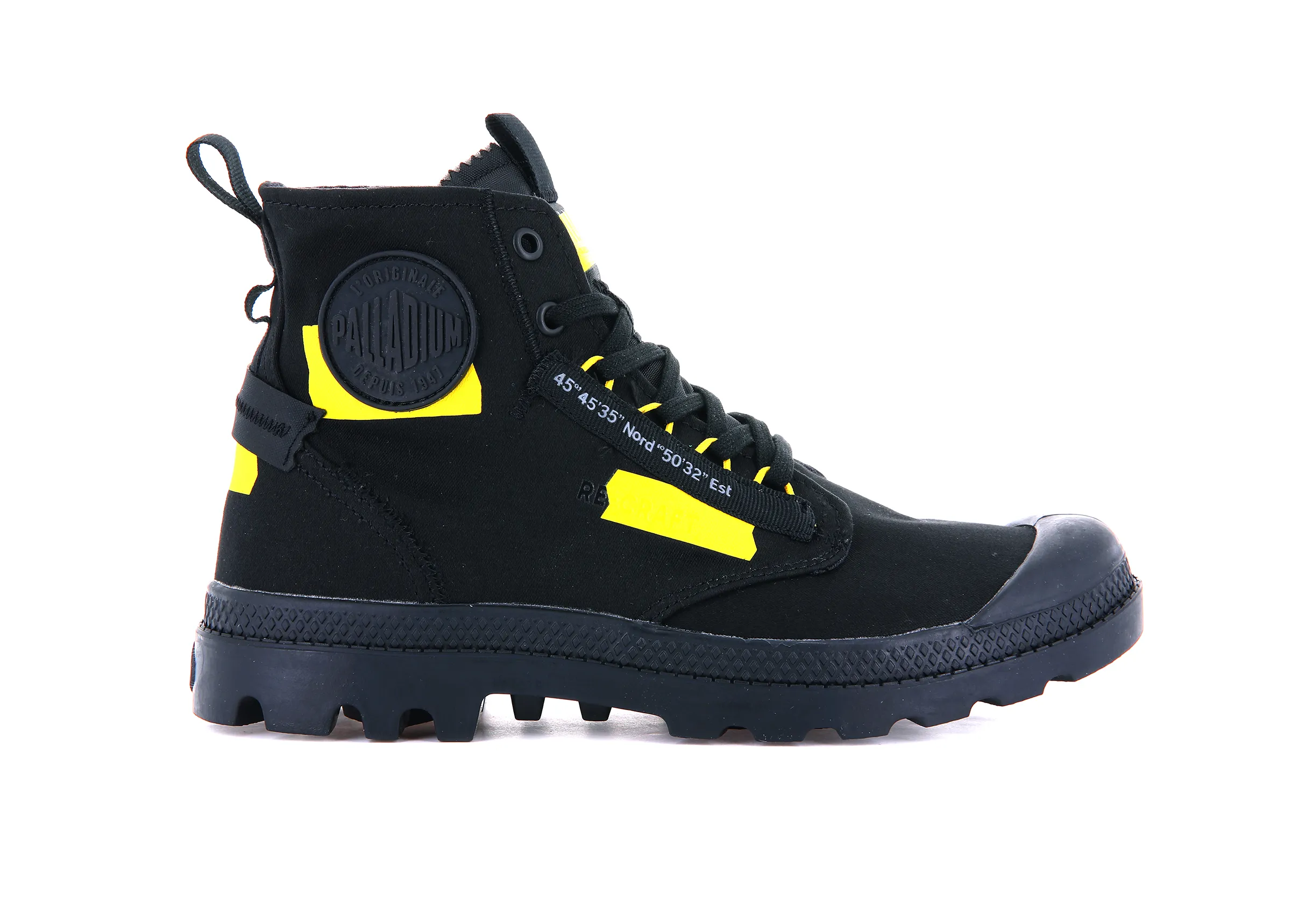 77220-008-M | PAMPA HI RE-CRAFT | BLACK sold by Palladium Boots