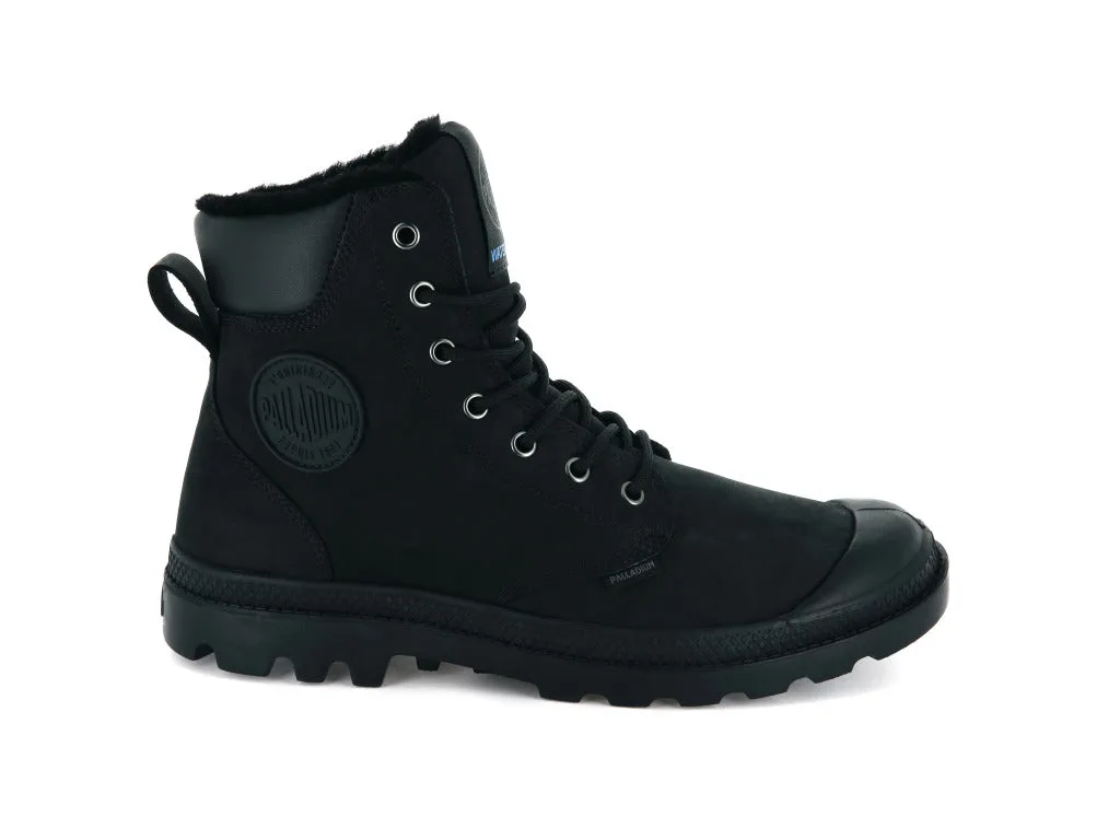 72992-010-M | PAMPA SPORT CUFF WPS | BLACK/BLACK sold by Palladium Boots