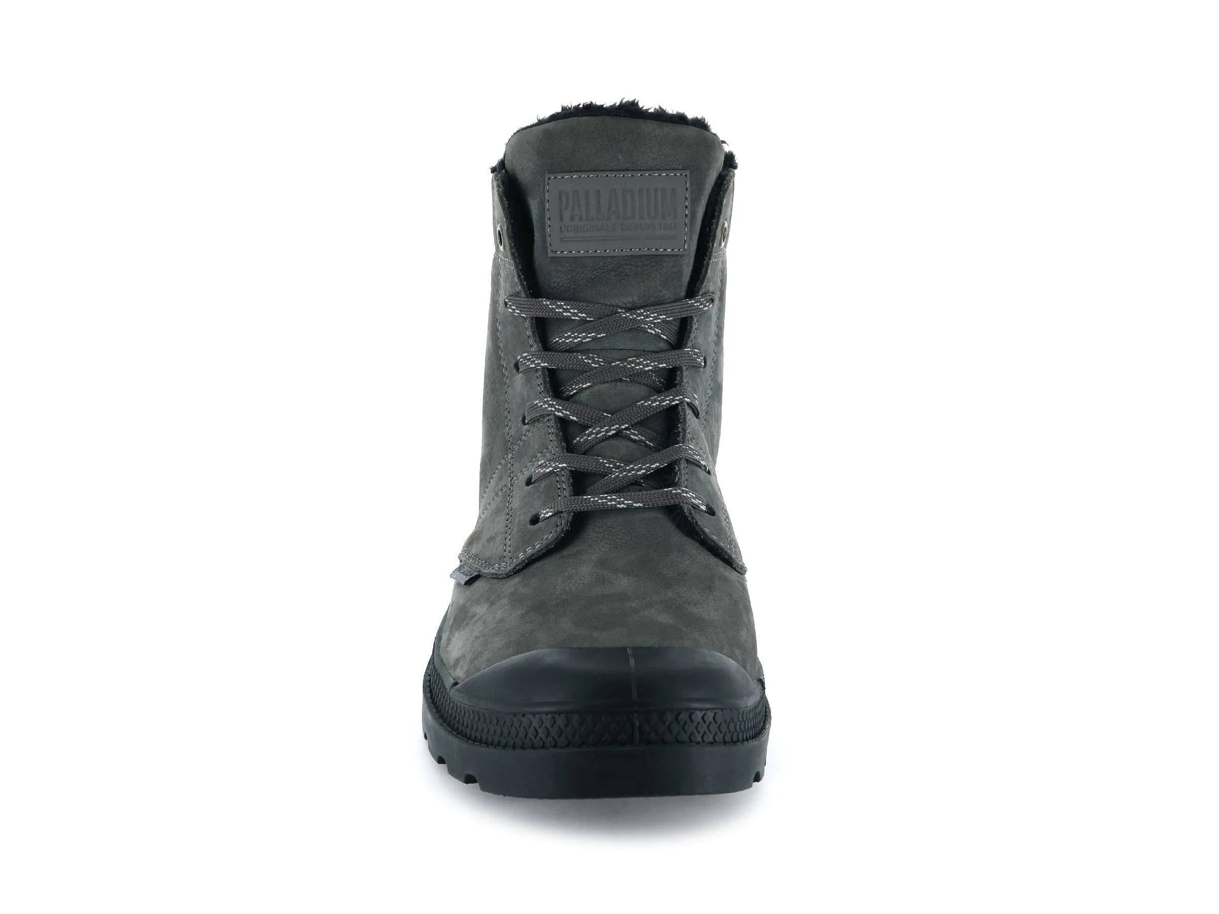 05981-064-M | PALLABROUSSE LEATHER S | DK GULL GRAY/ANTHRACITE sold by Palladium Boots product image thumbnail 3