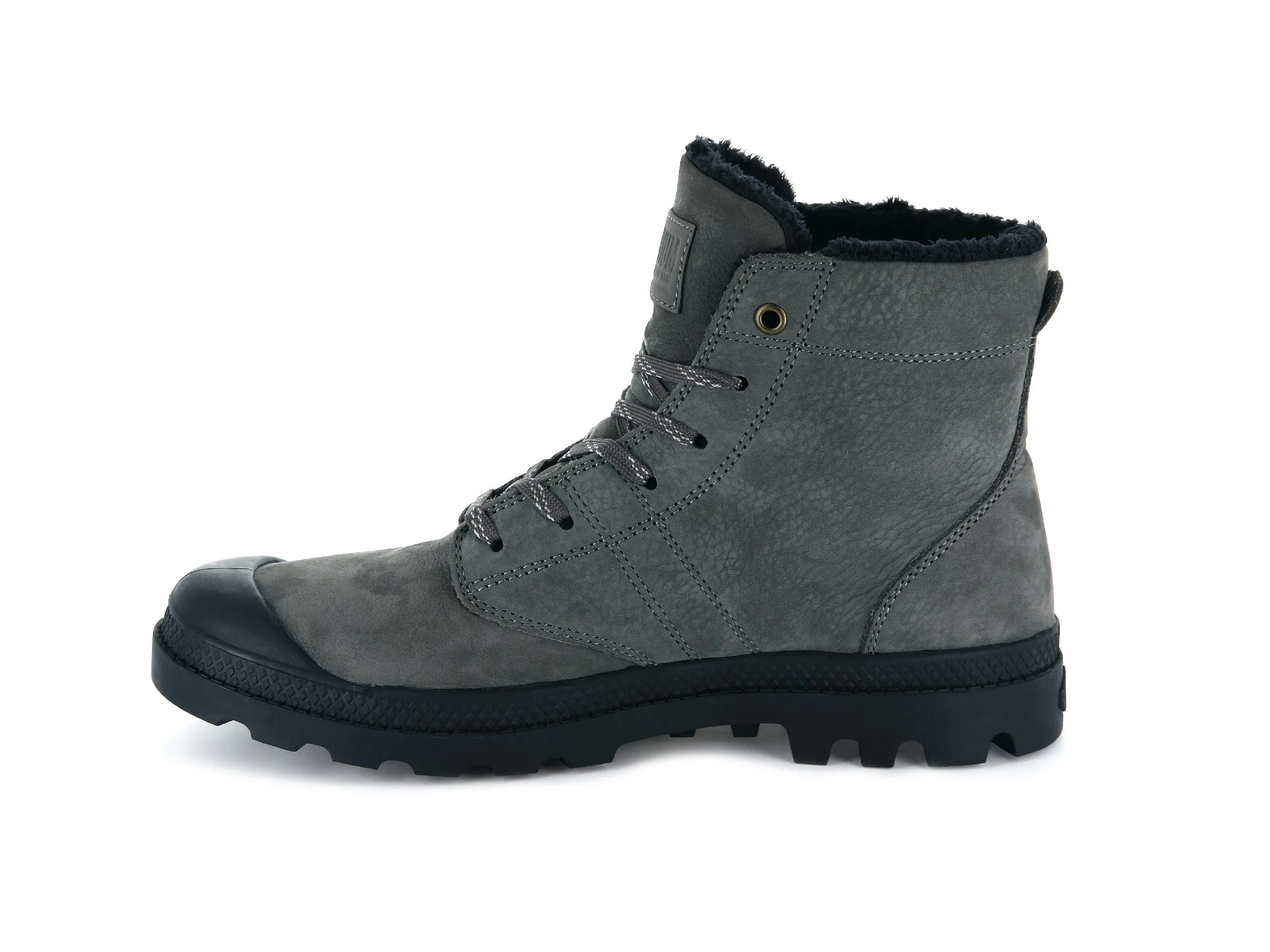 05981-064-M | PALLABROUSSE LEATHER S | DK GULL GRAY/ANTHRACITE sold by Palladium Boots product image thumbnail 4