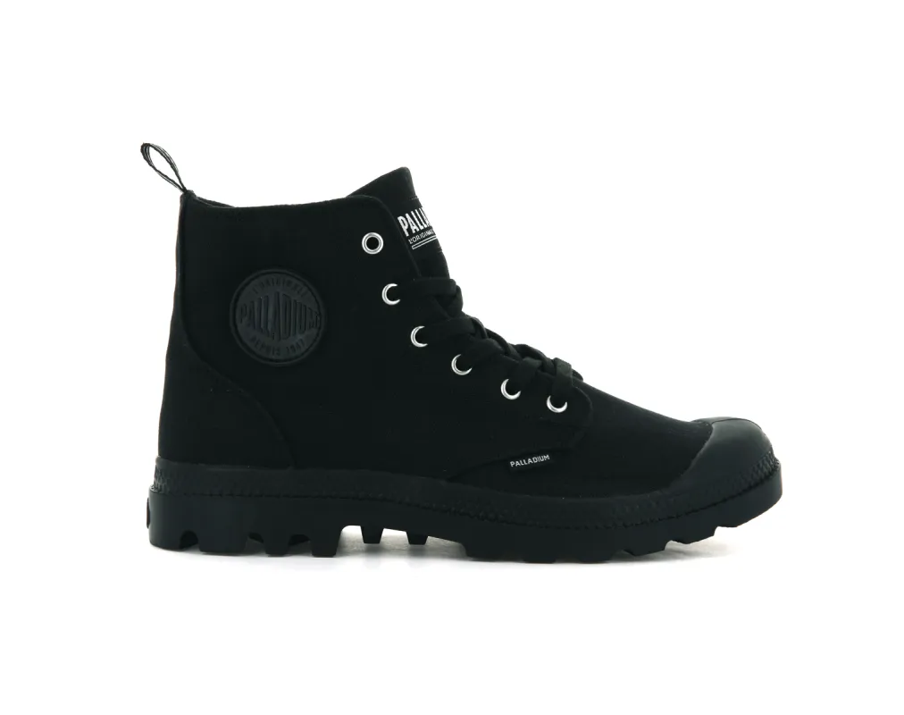 76694-008-M | PAMPA HI ZIP CANVAS | BLACK sold by Palladium Boots