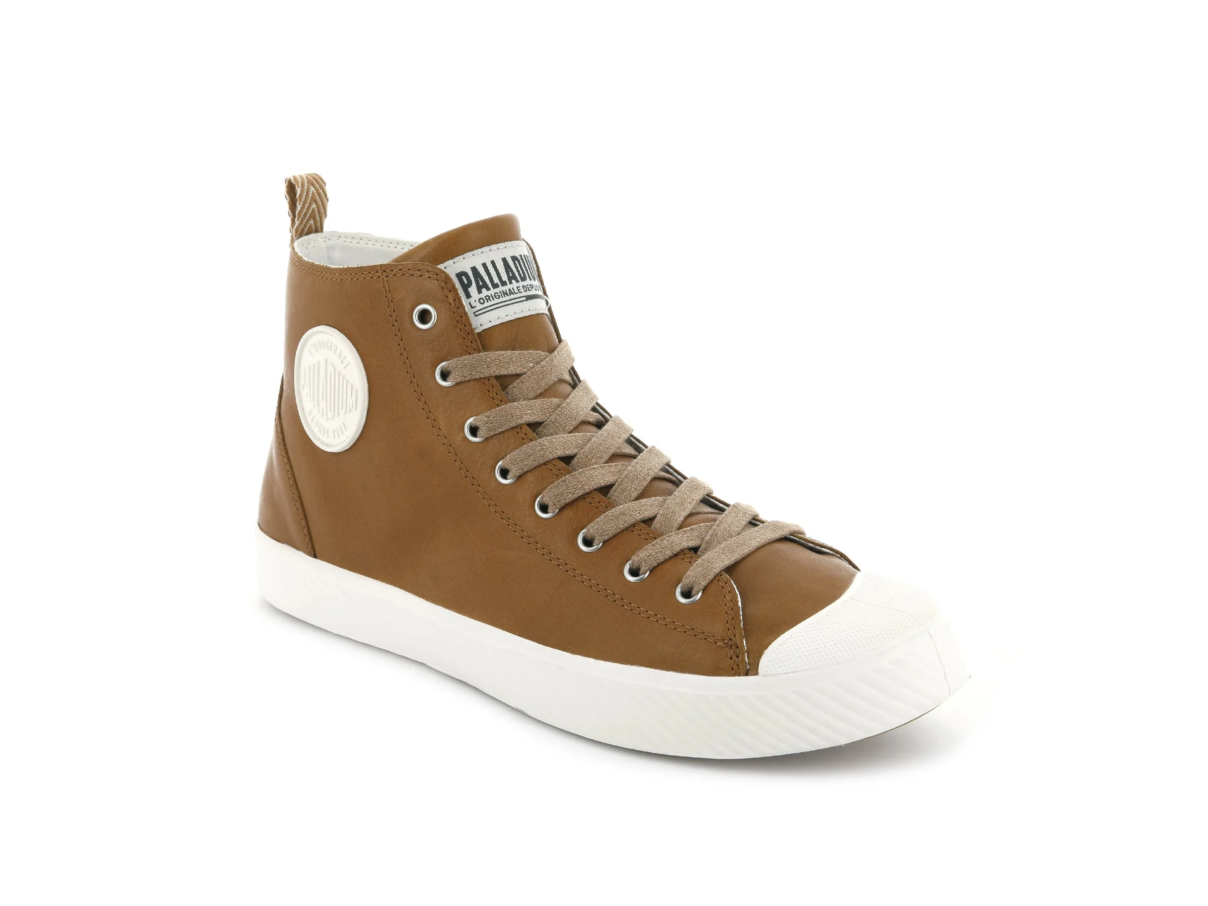 75955-238-M | PALLAPHOENIX MID LEATHER | CATHAY SPICE/MARSHMALLOW sold by Palladium Boots product image thumbnail 2