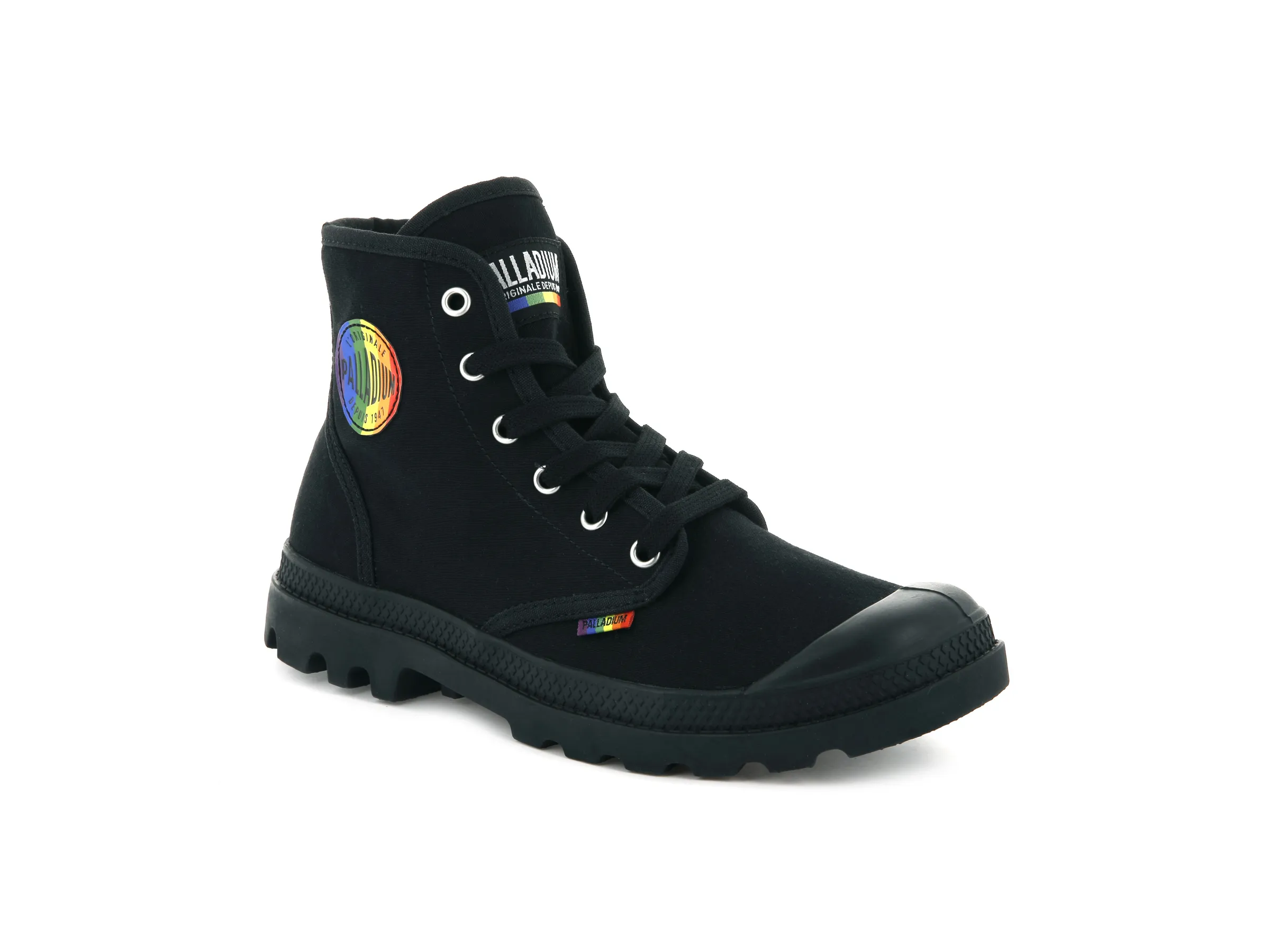 76521-054-M | PAMPA PRIDE | BLACK/RAINBOW sold by Palladium Boots product image thumbnail 2