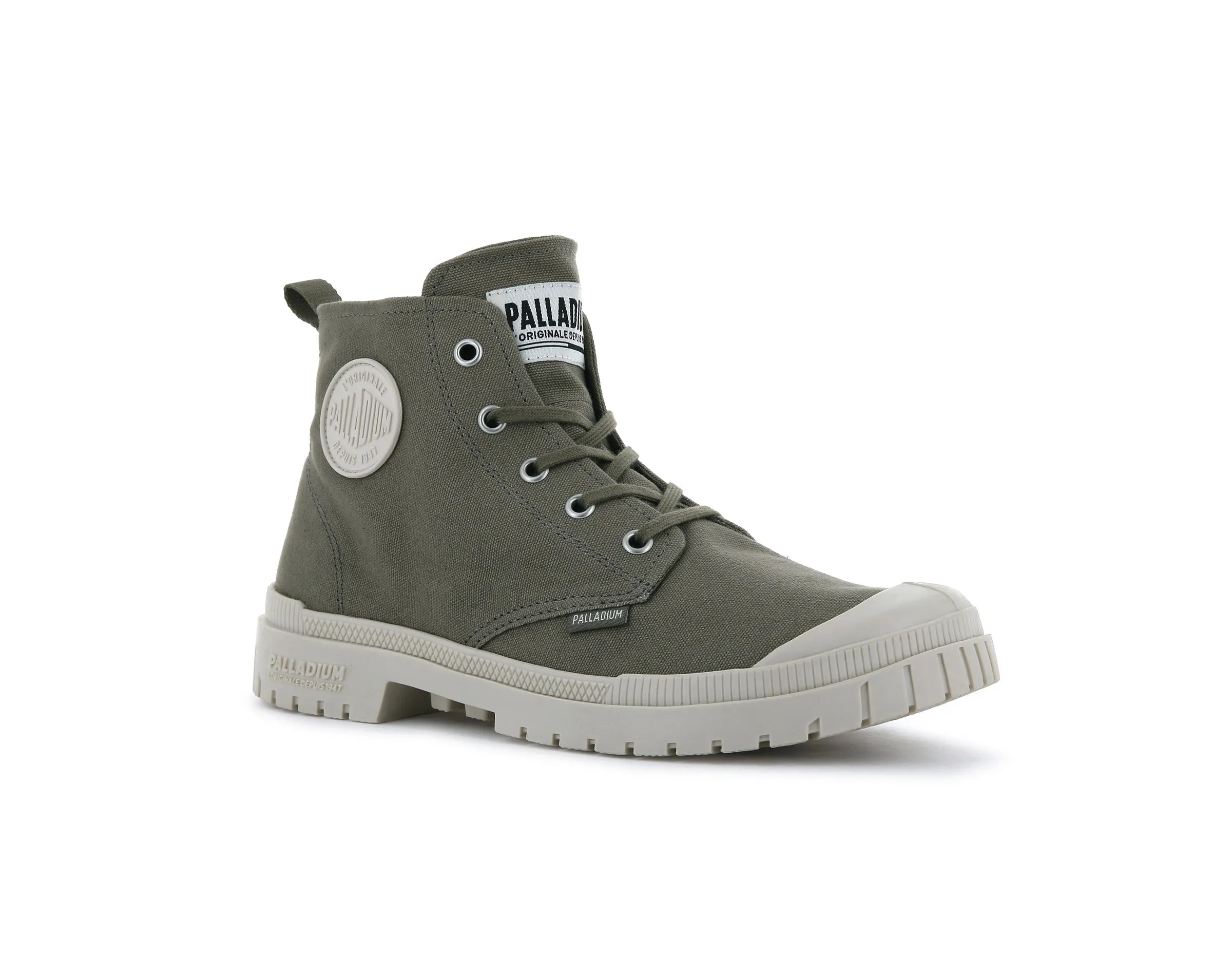 76838-308-M | PAMPA SP20 HI CANVAS | DUSKY GREEN sold by Palladium Boots product image thumbnail 2
